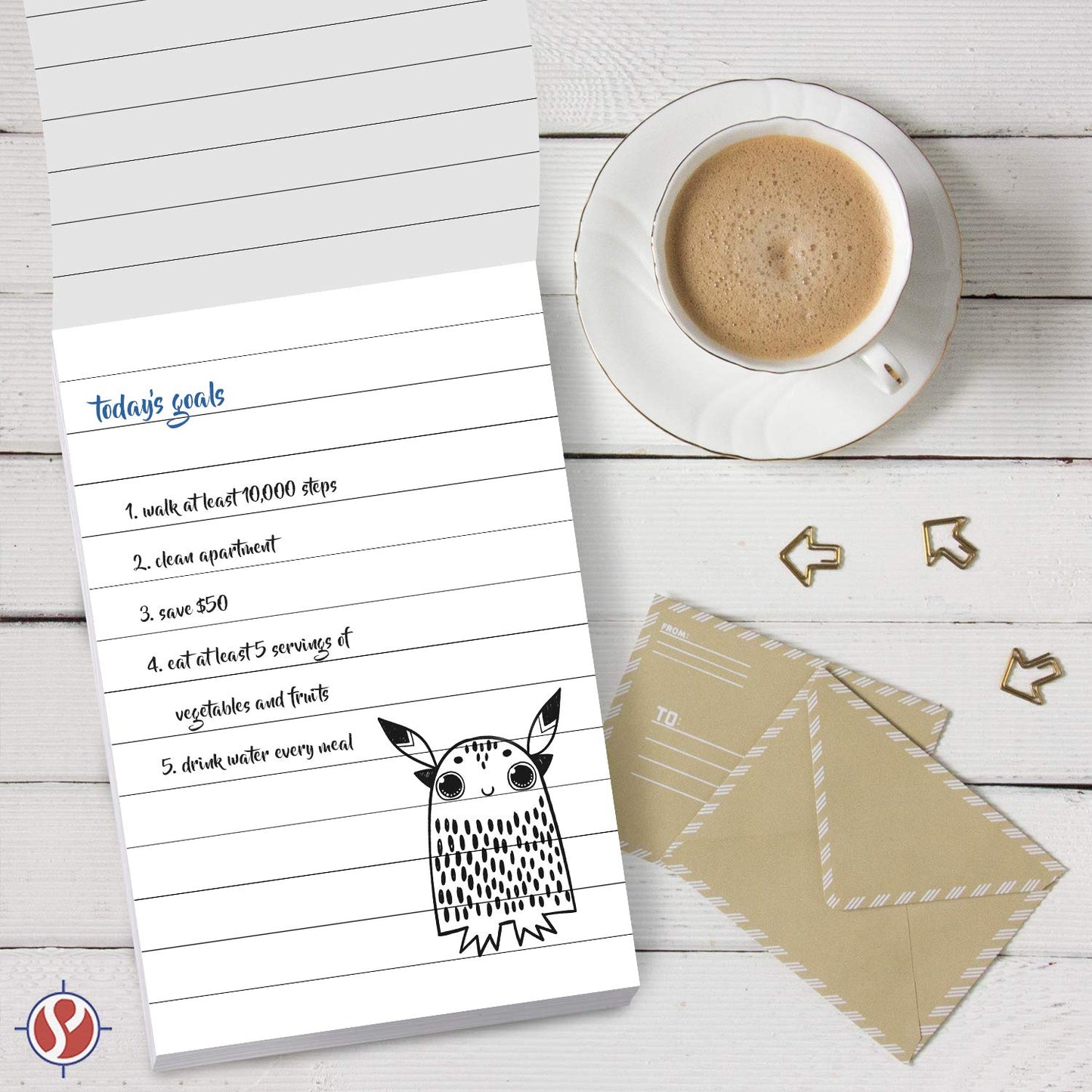 Memo Pads, White, With Black Lines – Lined Paper Notepads, Scratch Pad, Writing Pad for Planning, To-Do Lists, Appointments, Reminders, Home, Office – 50 Sheets Per Pad, 10 Pads per Pack – 4" x 6"