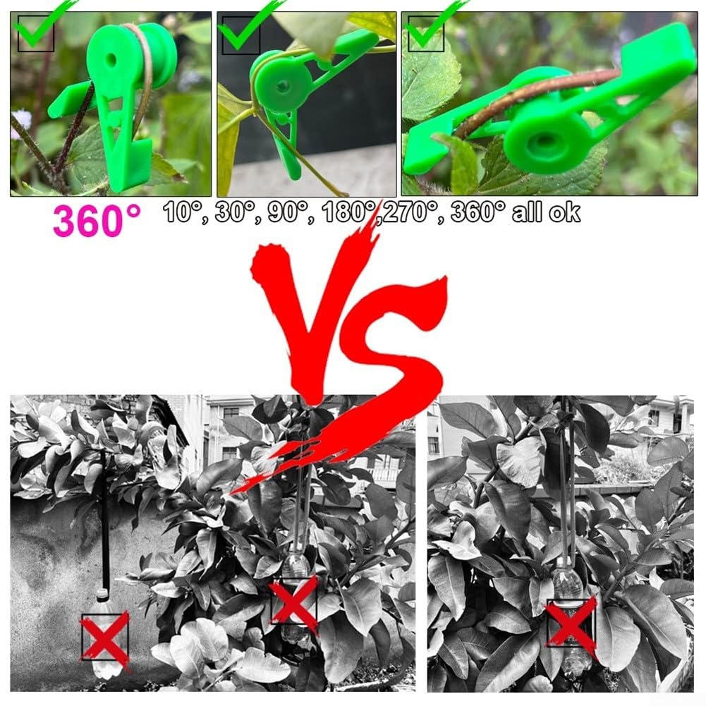 Plant Bender, Reusable Plant Training Bender 90 Degrees Low Stress Training Clips Plant Stem Trainer for Plant Gardening Flower Vine Branches