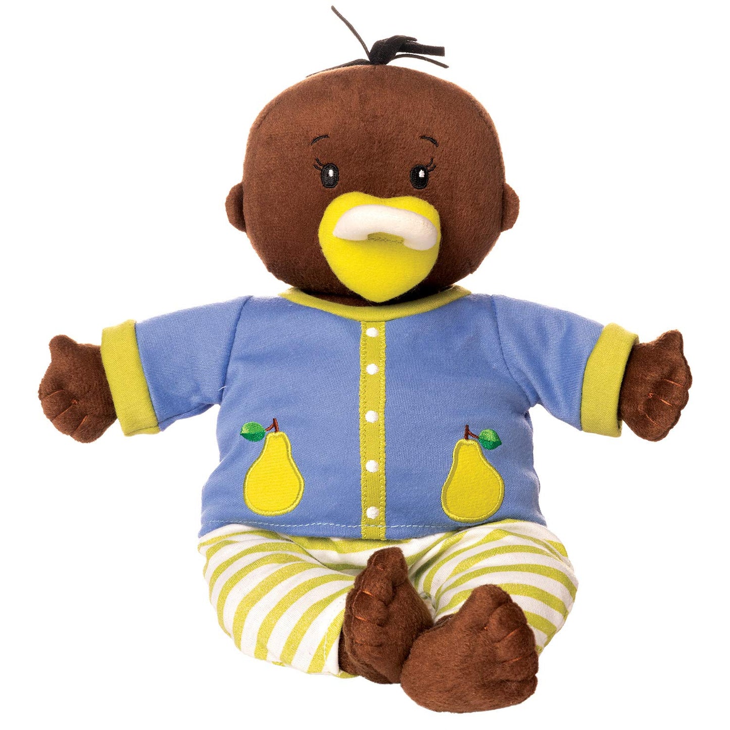 Manhattan Toy Baby Stella Brown Doll 15" Soft First Doll