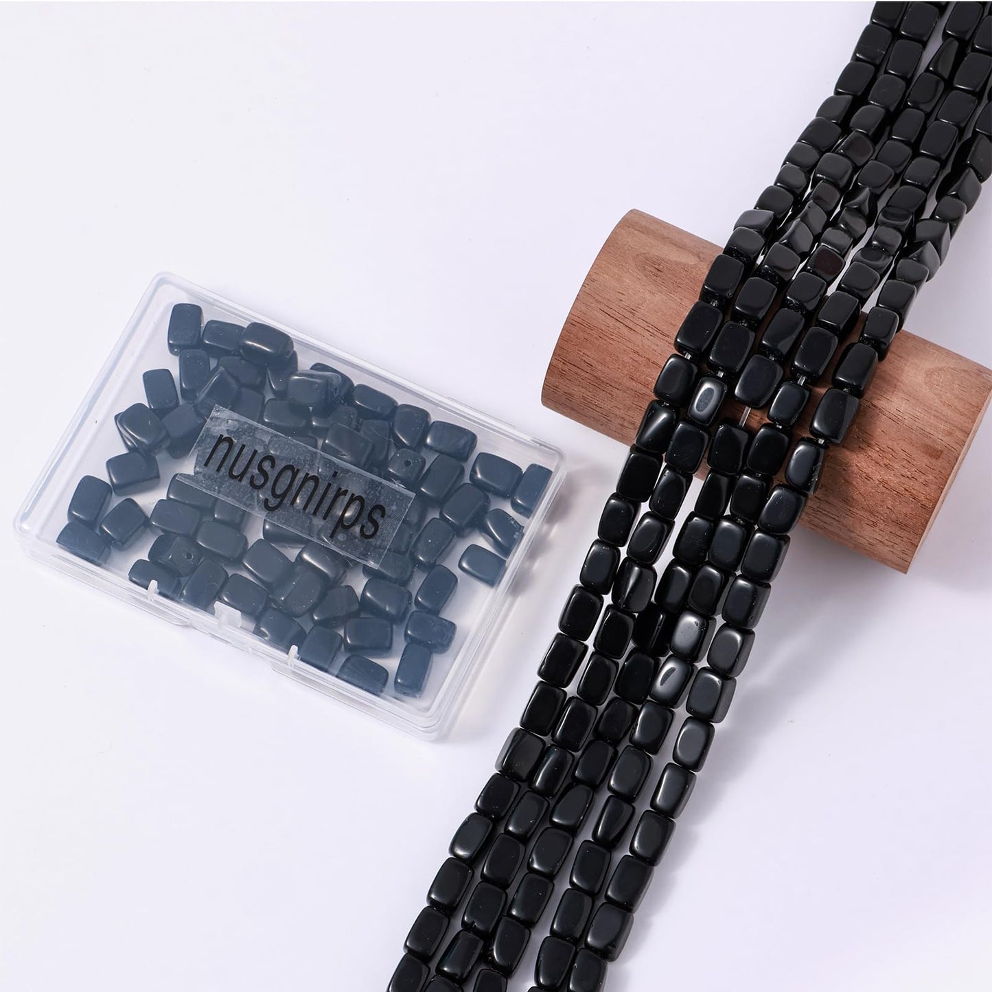 Natural Large Black Onyx Agate Cube Stone Beads 8x11mm 38cm/str Loose Semi Gemstone Stone Square Beads for Making Bracelets Necklace