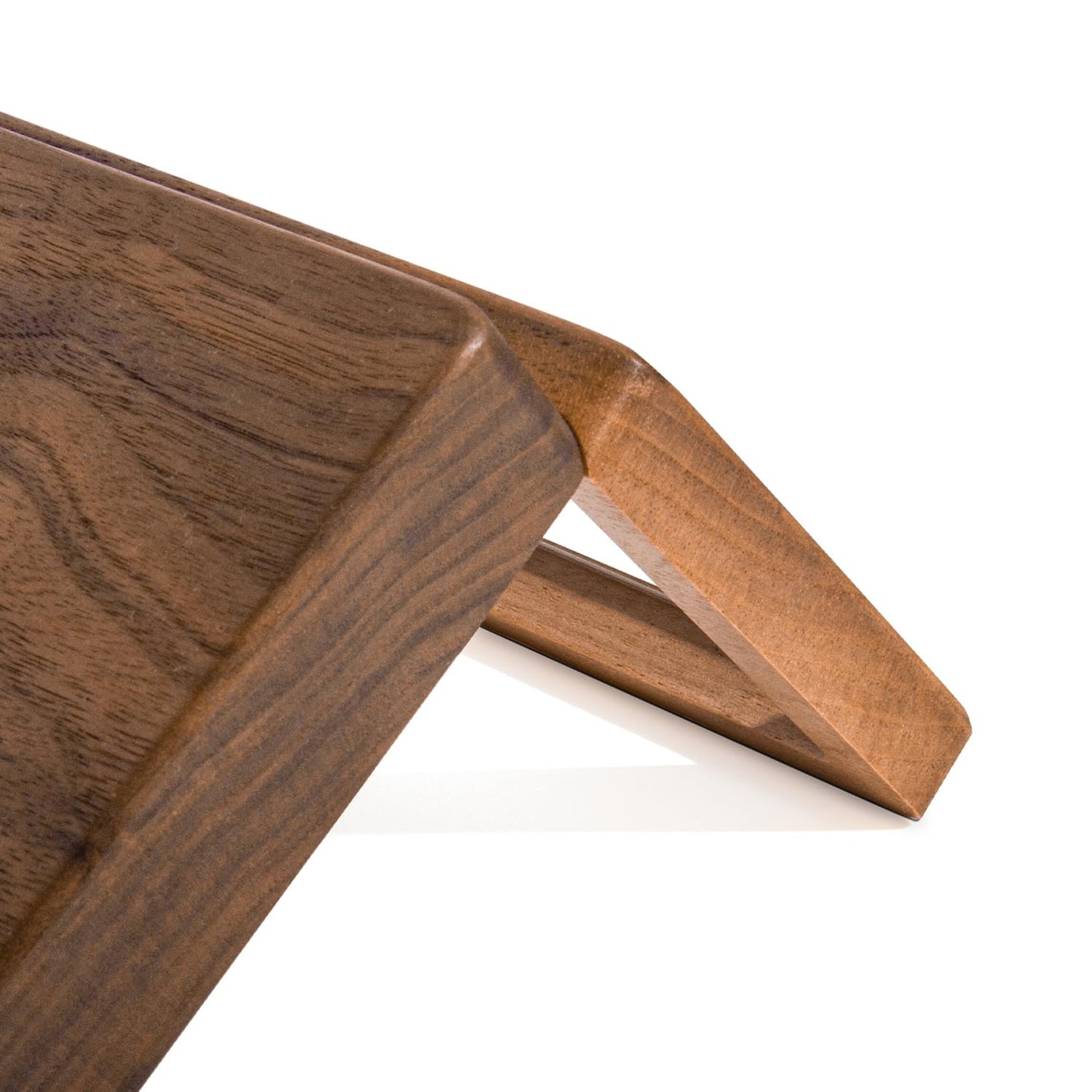 Wislist Luxury Solid Walnut Wood Ring Box with Glass Window - Ring case Jewelry Tray Jewelry Organizer for Rings, Studs & Earrings - Ideal for Store Display, Jewelry Showcases, Home Use & Gift Ideas