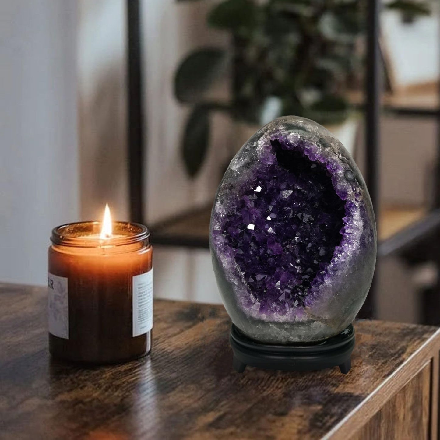 Amethyst Crystal Rock Qurartz Geode Cluster Natural Raw Amethyst Stone Real Healing Crystals 0.5-1LB