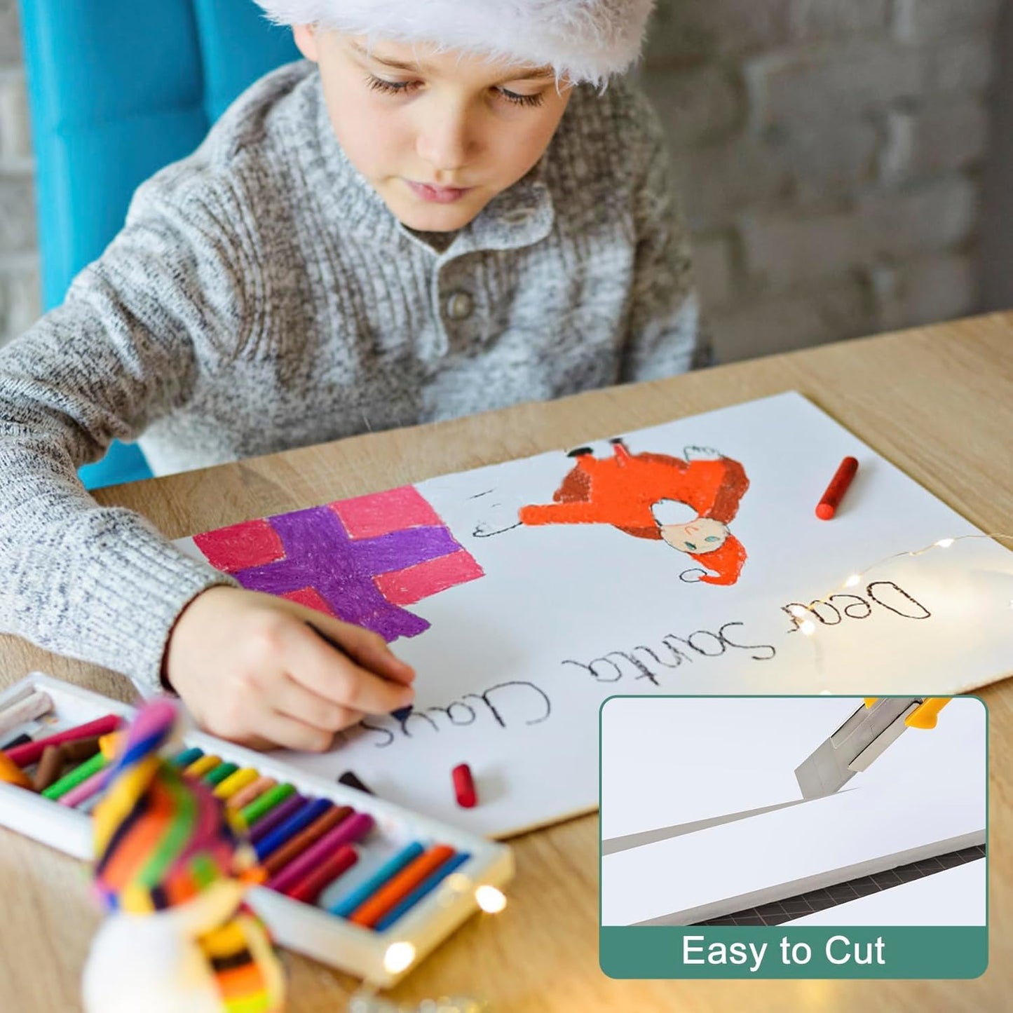 MYFAMIREA 3 Pack White Foam Board 24" x 36", 3/16" (5MM) Thick Board Poster Acid-Free Foam Core, Double Sided Foamboard Sheets for Projects, Art, Craft, Presentations and Wedding Signage
