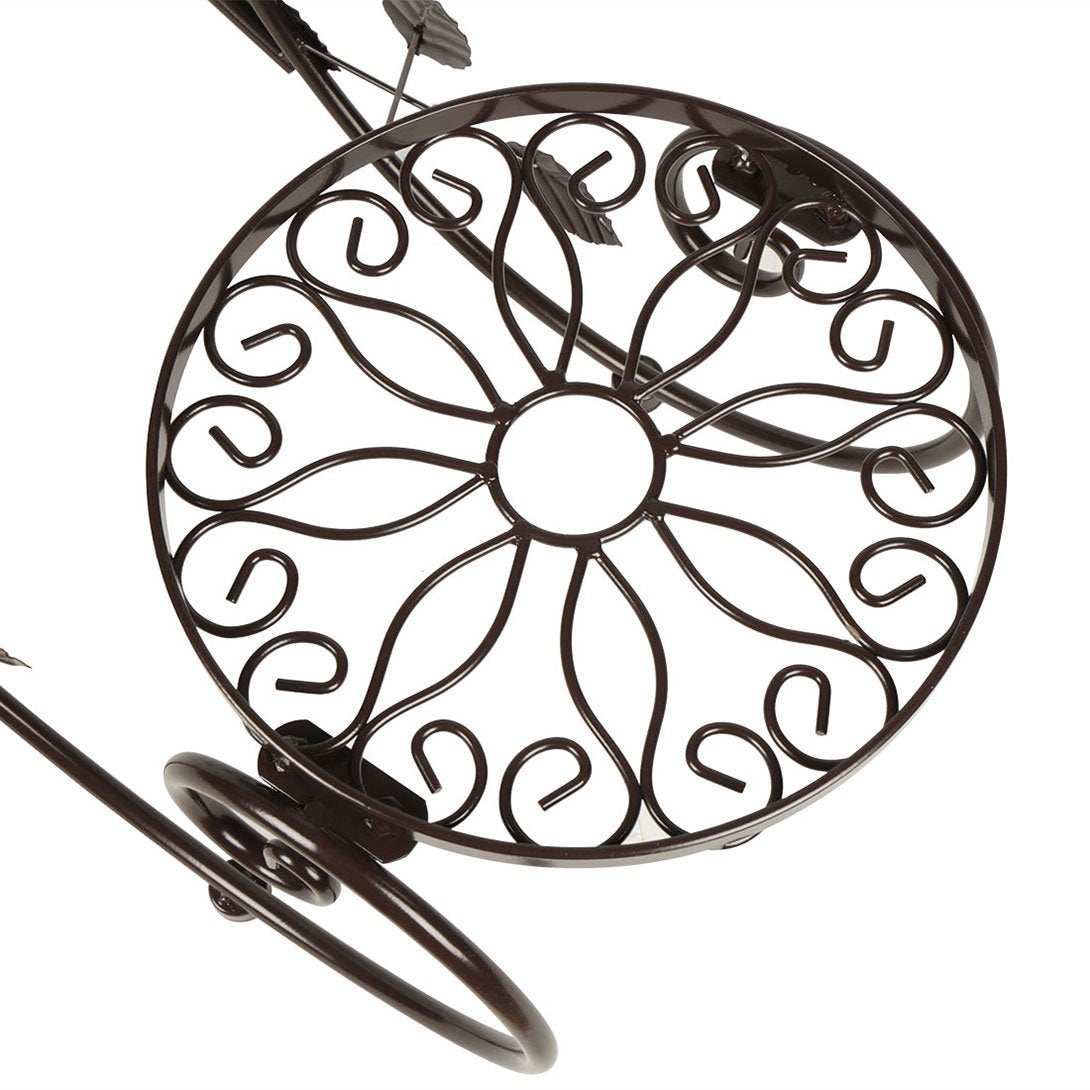 Windpost 3-Tiered Plant and Flower Stand Plant Flower Pot Rack with Classic Design,Bronze
