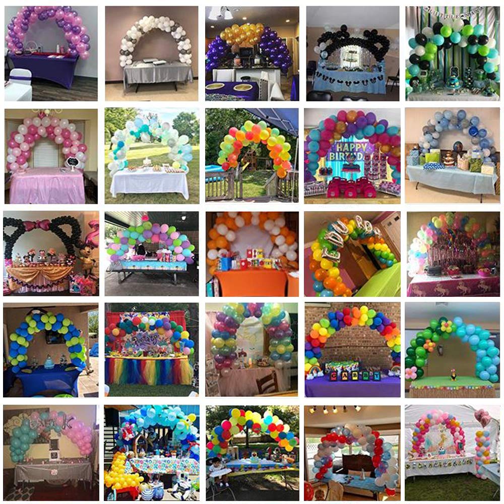 LANGXUN 12ft Table Balloon Arch Stand Kit for Party Decorations, Arco de Globos Para Mesa for Birthday Wedding Graduation Easter Engagement Decor Baby Shower Party Supplies