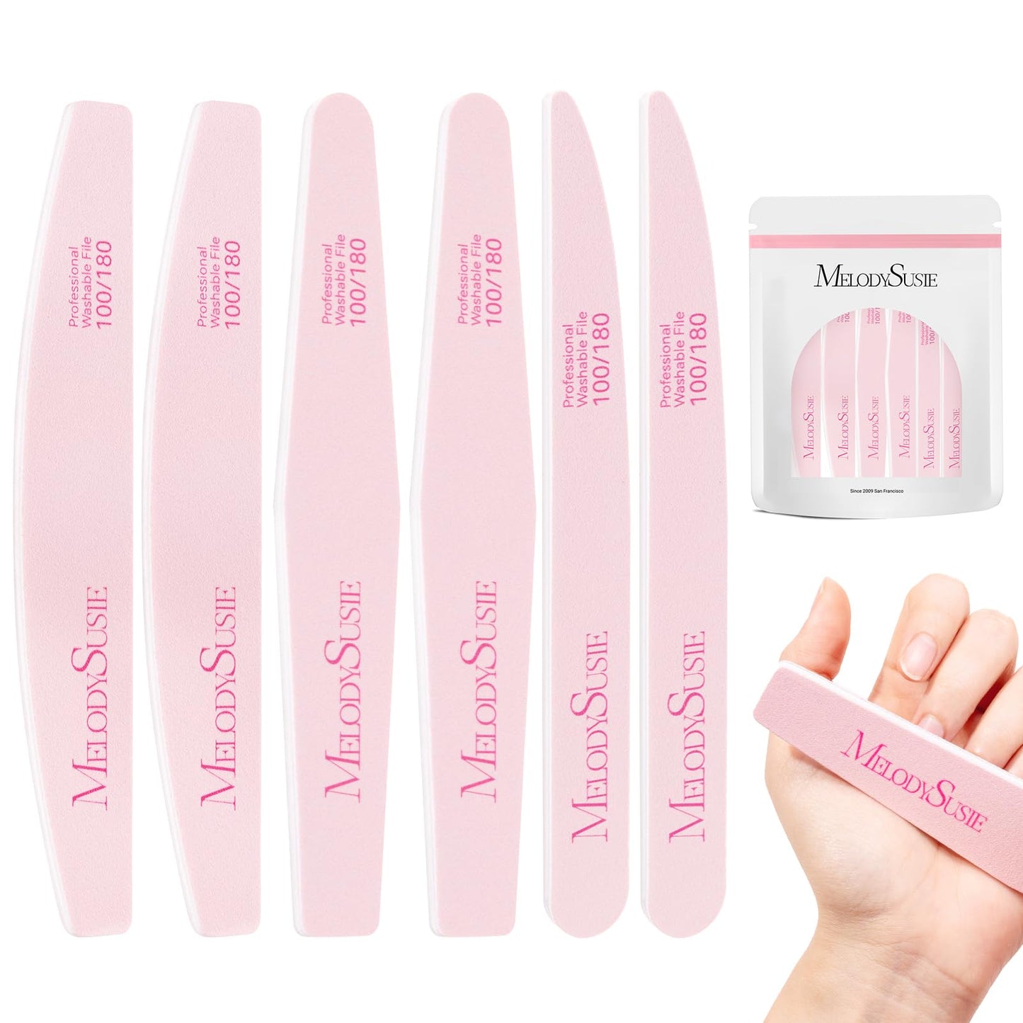 MelodySusie Compact Nail Dust Collector with Lightweight Design with Nail File Kit