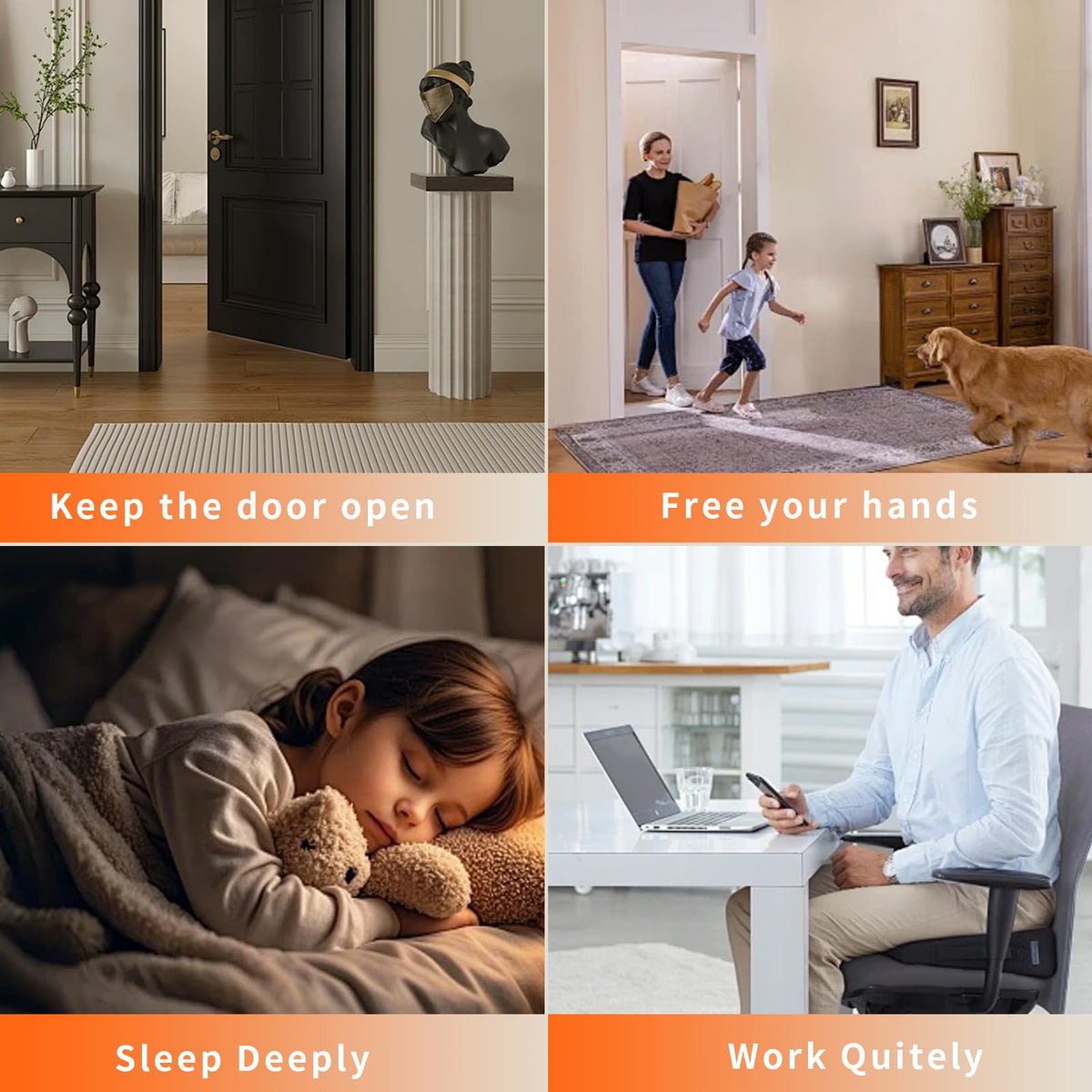 Magnetic Door Stoppers for Bottom of Door