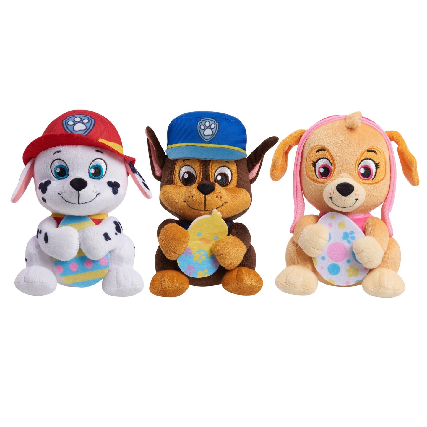 Paw Patrol Nickelodeon Easter Plush 3-Pack, Easter Basket Stuffers Plush Stuffed Animals for Kids, Ages 3+, by Just Play