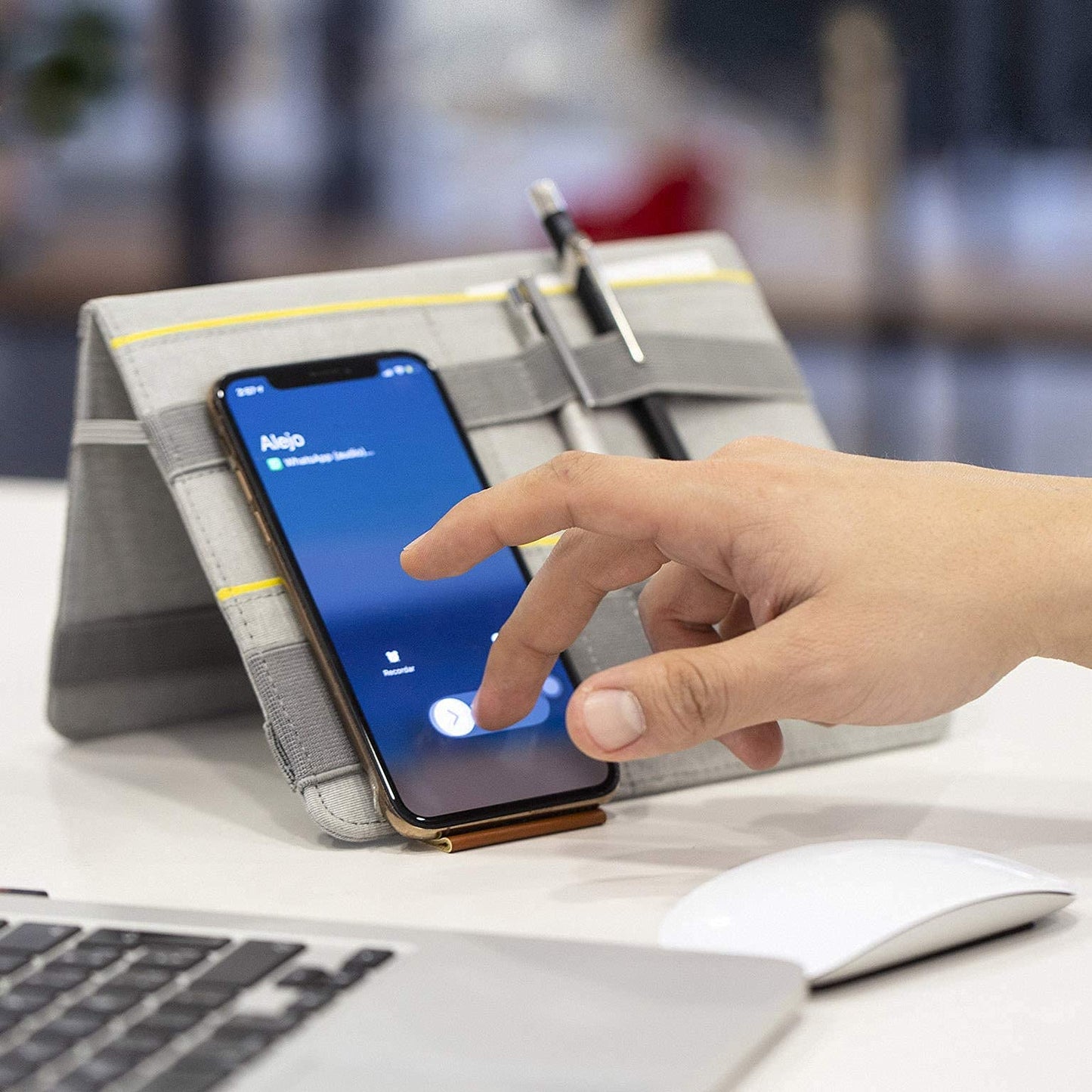 Beblau FOLD Portable Electronic Organizer – Attachable Device & Desktop Accessory | Office & Home Organizer | Fits 13"-15" Laptops & A4 Notebooks | Backpack Insert | Personal organizer