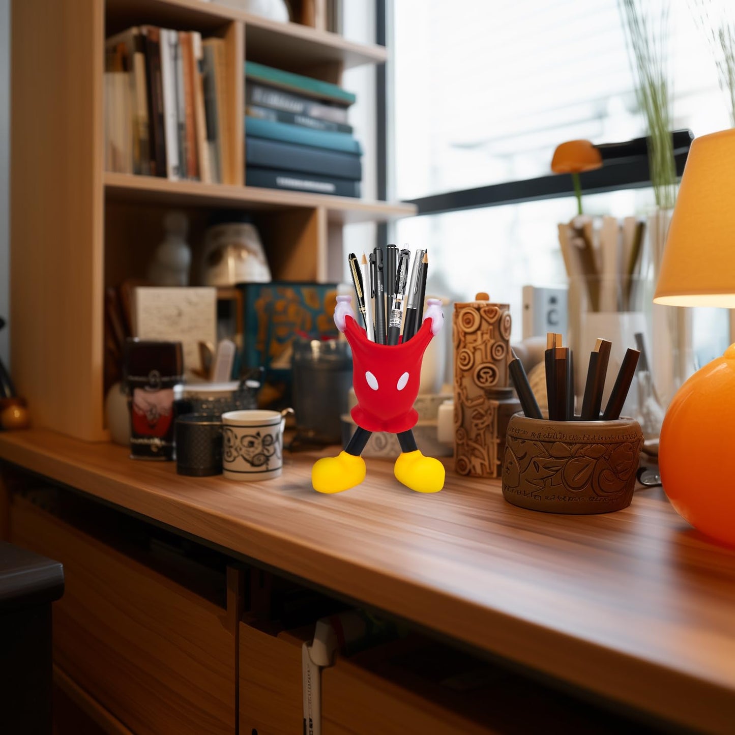 JUNIQUTE Pencil Holder for Desk Cute,Unique Kids Desktop Organizer Cup,Also Ideal for Makeup Brushes, Kitchen Utensils, and Toothbrushes