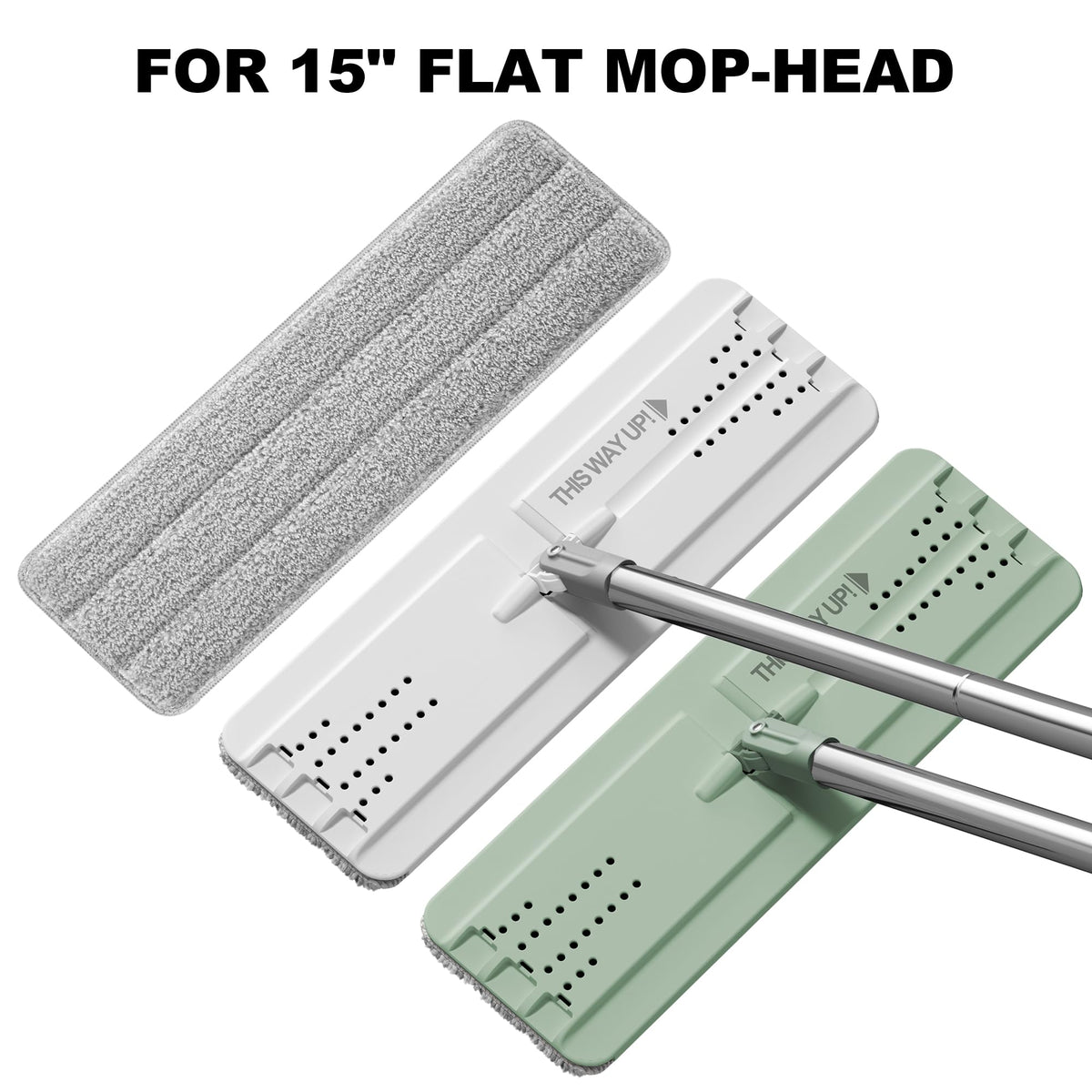 Microfiber Replacement Pad for 15" Flat Mop System