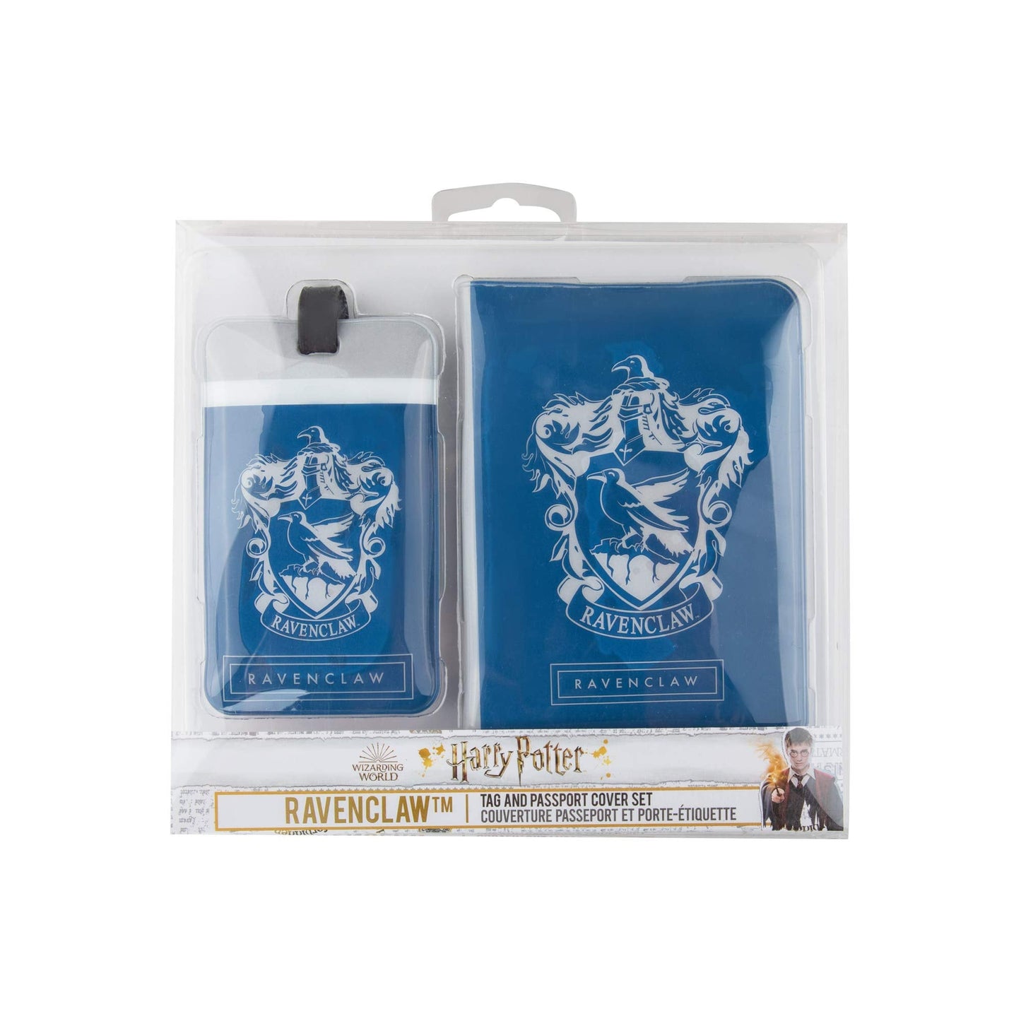 Cinereplicas Harry Potter - Set of Tag & Passport Cover Ravenclaw - Official License