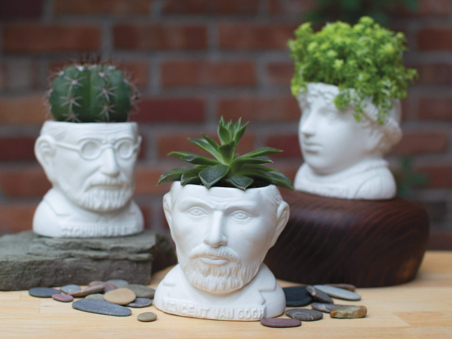The Unemployed Philosophers Guild Vincent Van Gogh Bust Ceramic Planter