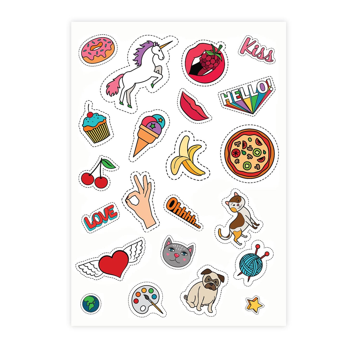 8.5" x 11" Full Sheet Label Sticker Paper for Laser & Inkjet Printers [150 Sheets,150 Labels]