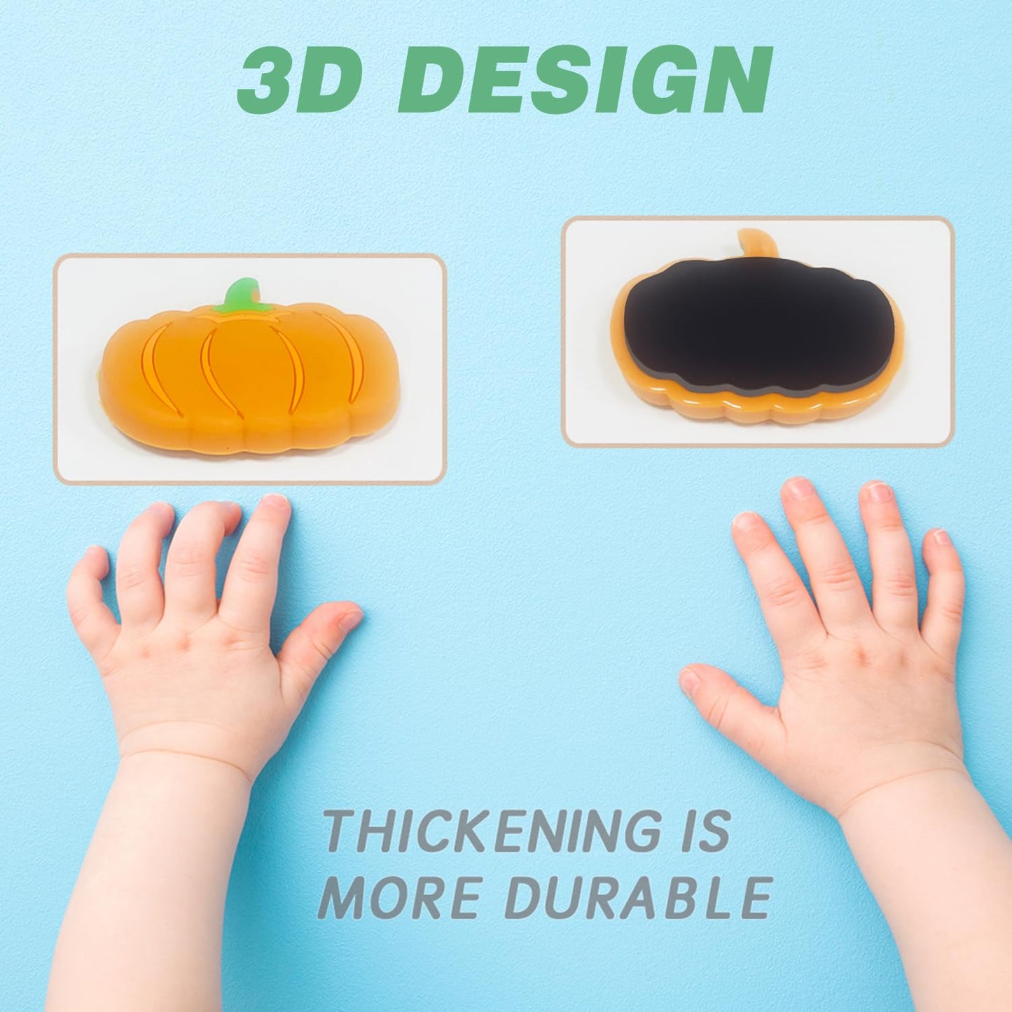 Fridge Magnets for Toddlers 1-3, Fruit Refrigerator Magnets for Kids, 3D Design Magnetic Toys for Toddlers, Durable & Large Size, Full Back Magnet Cute Toy, Early Education Gift for Baby