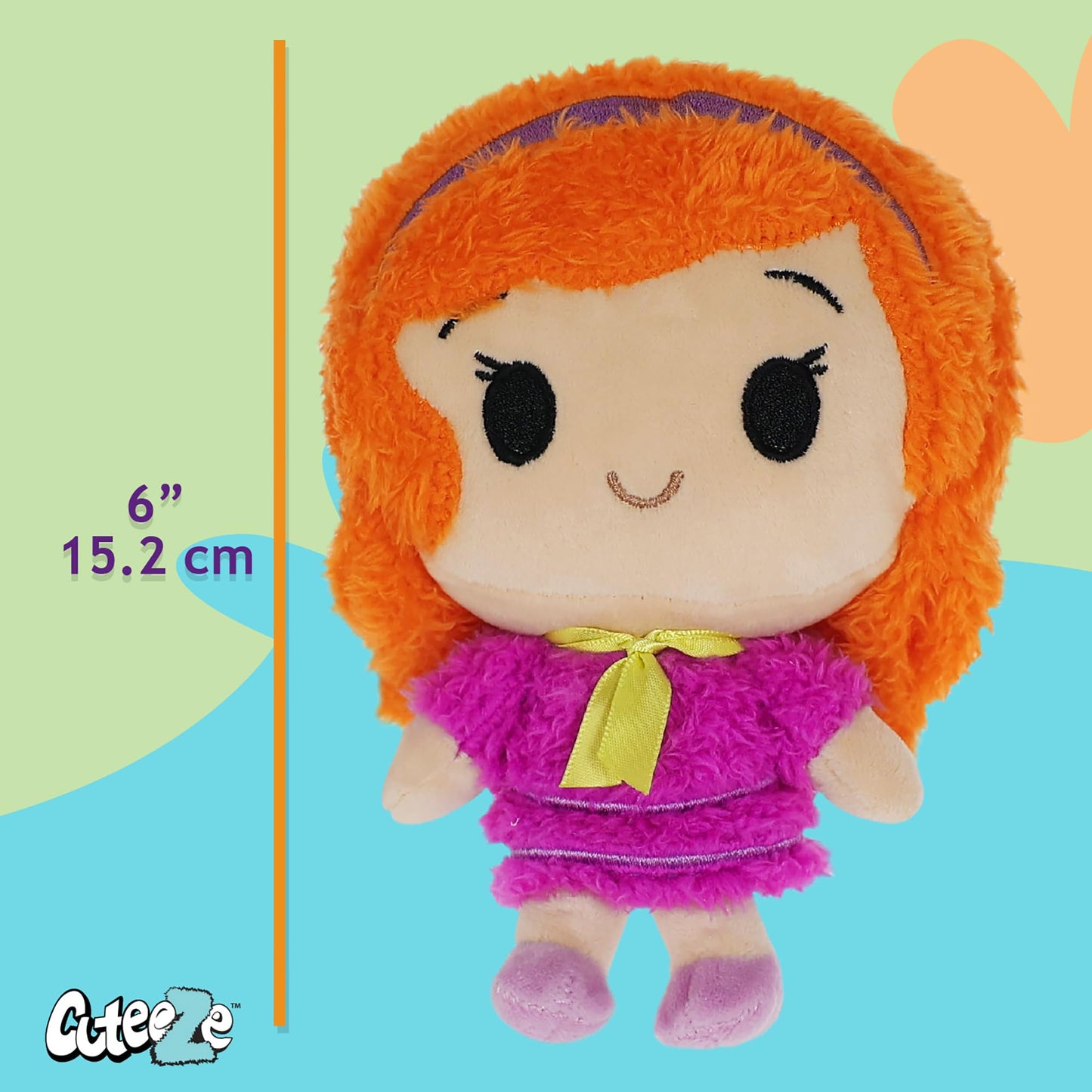 Kids Preferred Scooby-Doo 4 Piece Cuteeze Set - Scooby Doo, Shaggy, Velma, & Daphne Plush - for Baby and Toddler Boys & Girls - 6 Inches