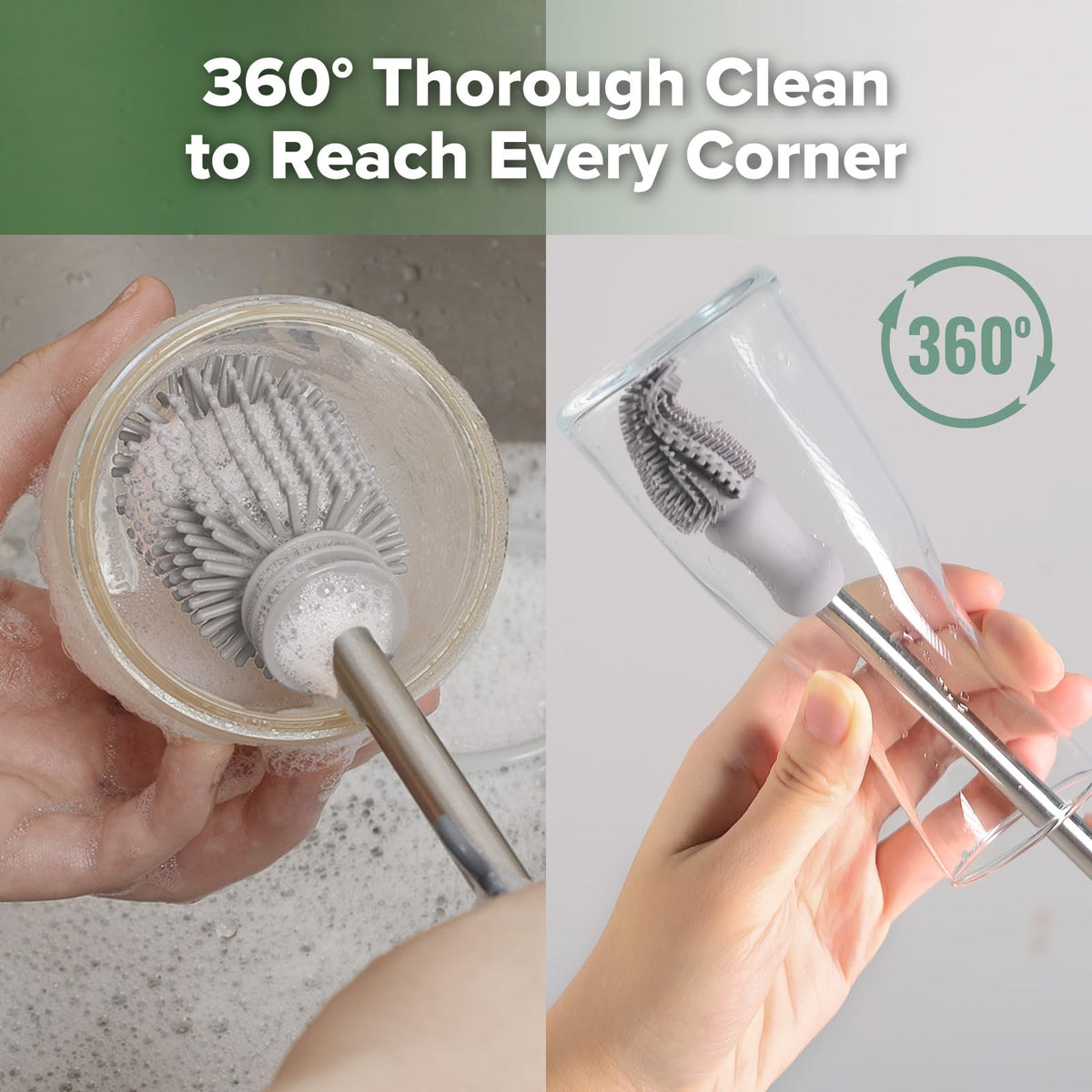 Silicone Cleaning Brush Kit