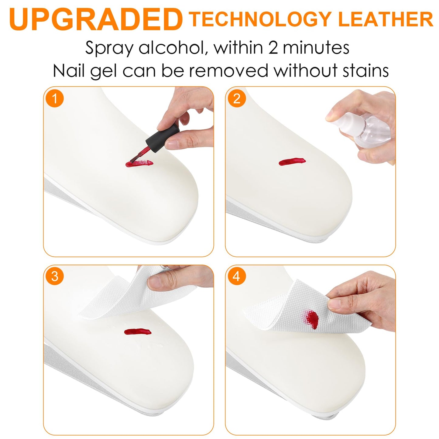 Arm Rest for Nails Tech 10° Inclined, U-Shaped Nail Hand Rest Manicure Arm Rest Stand with Silver Aluminum Alloy Holder Non-slip