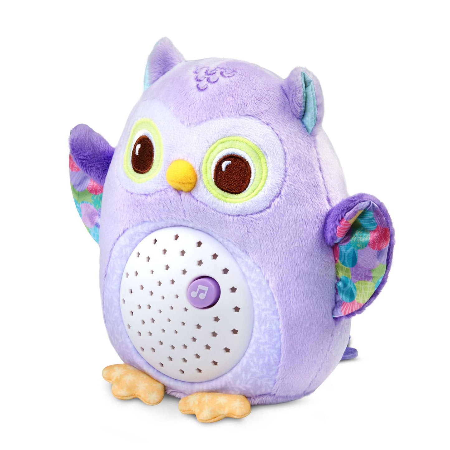 VTech Baby Glow Little Owl Sleep Soother with Cry Sensor, Music and Nature Sounds, Purple