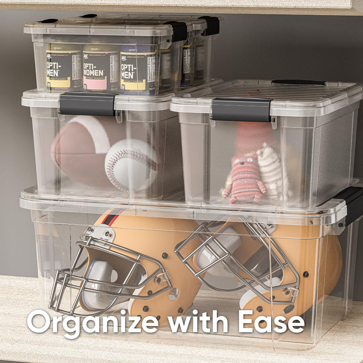 Storage Bins with Lids