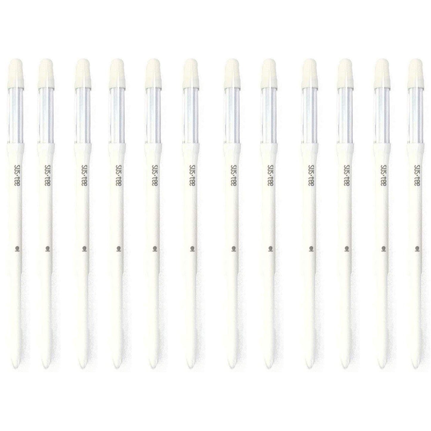 IPPINKA Sustee Aquameter, Bundle of 12, House Plant Soil Moisture Meter, Best for Indoor Potted Plants - Medium White Refillable