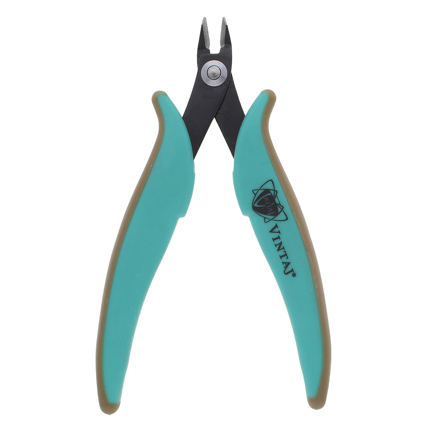 The Beadsmith Vintaj Semi-Flush Cutter – 5-Inches (127mm), Ergonomic Handle – Make Clean, Flush & Precise Cuts – Jewelry Making Tool for Creating Earrings, Bracelets & Necklaces