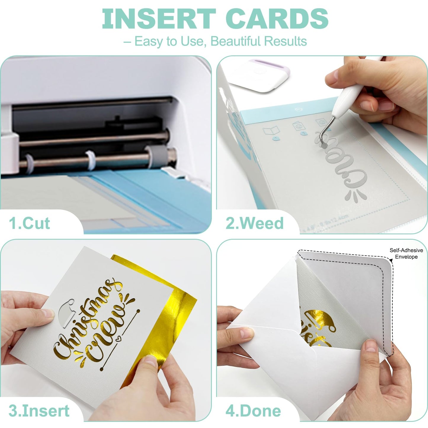 Convend The Ultimate Accessories and Supplies Bundle for Xtra - 101Pcs Craft Starter Kit with Weeding Tools, Heat Transfer Vinyl, Permanent Vinyl, Transfer Paper, Card Kit for Crafting Projects