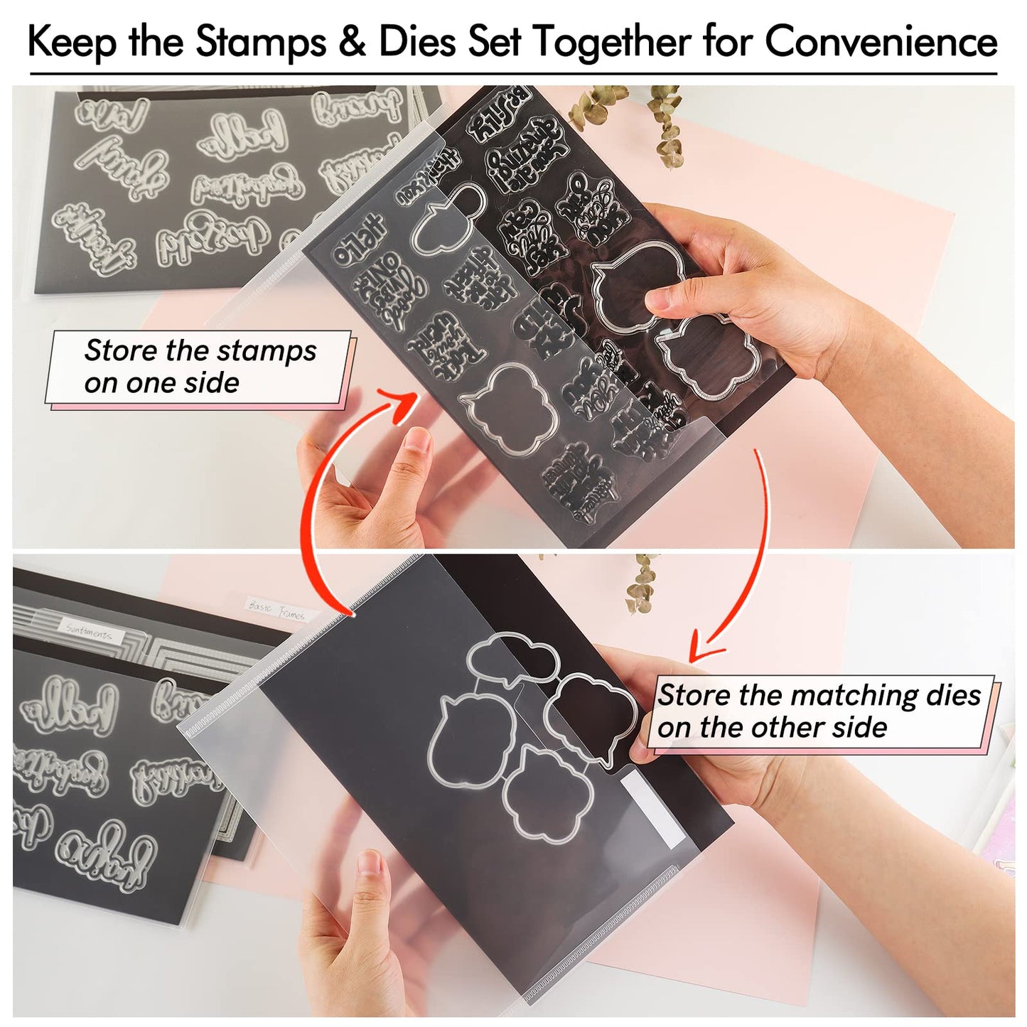 6 PCS 0.8mm Thick Double Sided Strong Magnetic Sheets Flexible Rubber Sheets for Metal Dies Storage and Organize Scrapbooking Tool Craft Supplies Rubber Magnetic Sheets Set