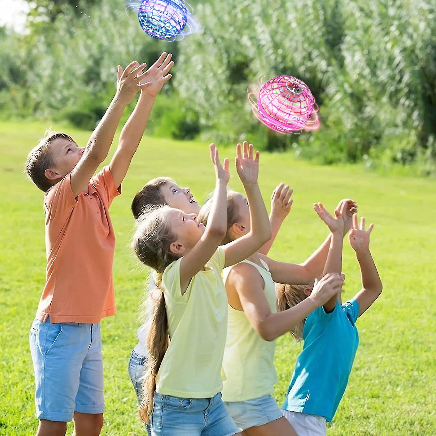 Taikcsut 2025 Upgraded Flying Orb Ball Toy, Hover Boomerang Ball Spinner Mini Drone - Magic Floating Galactic Fly Spinning Orb, for for Boys Girls and 6-12 Age Kids