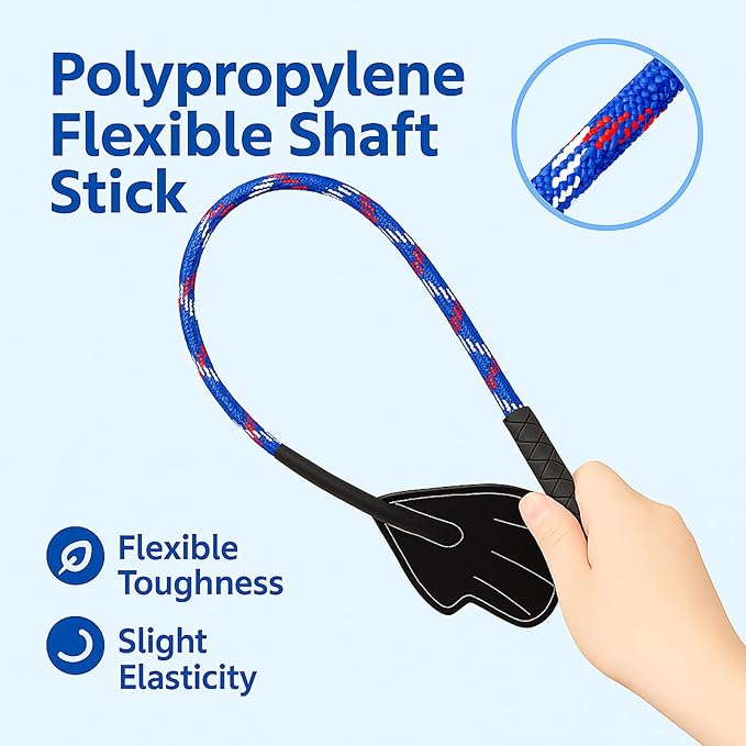 Welnseliv Dog Training Stick for Puppies and Dogs, Flexible Exercise Stick, Obedience Training Tool(Blue)
