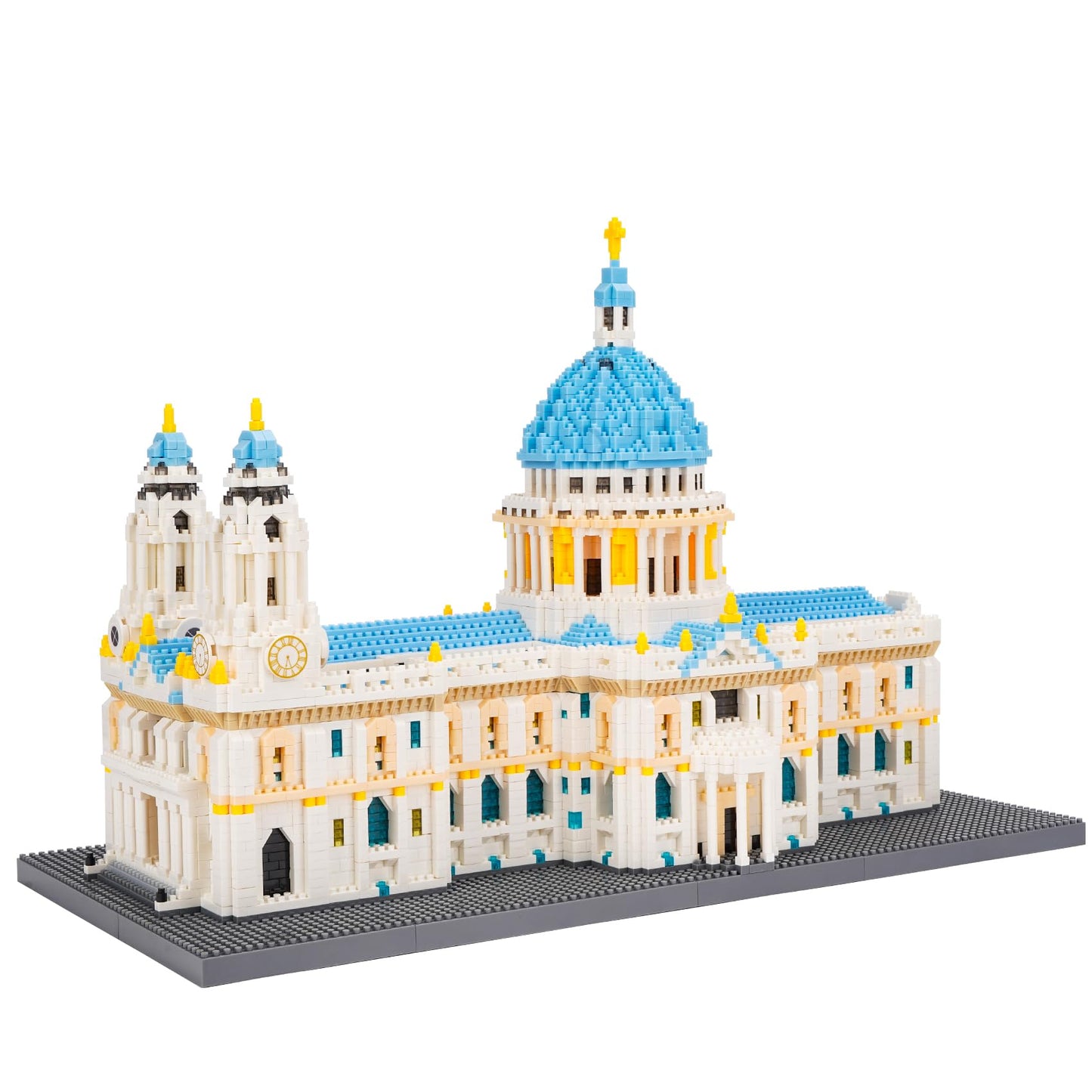 Geniteen Building Blocks Set, St Paul's Cathedral Model Building Kit 7038 PCS Architecture Collection Micro Mini Blocks