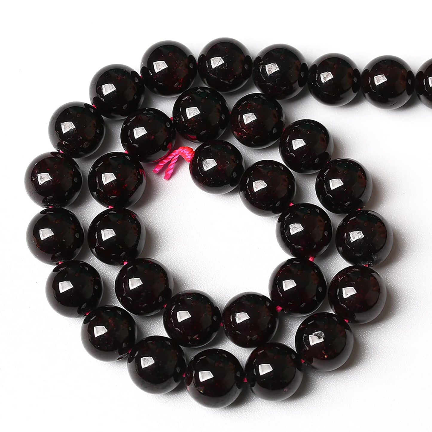 4MM 86PCS Natural Garnet Gemstone Loose Beads for Jewelry Making DIY Bracelet Crystal 1 Strand