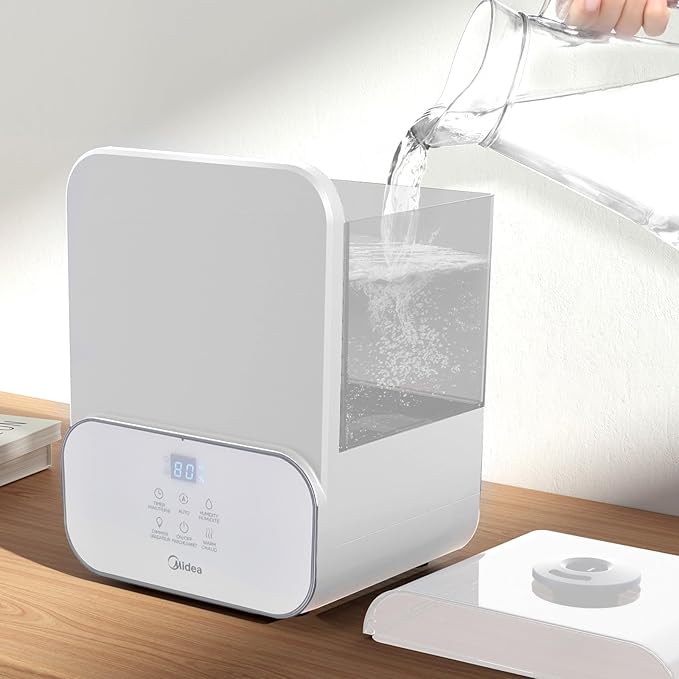 Midea Ultrasonic Humidifier 1.6Gal Aroma Diffuser White SCK-3Q60B