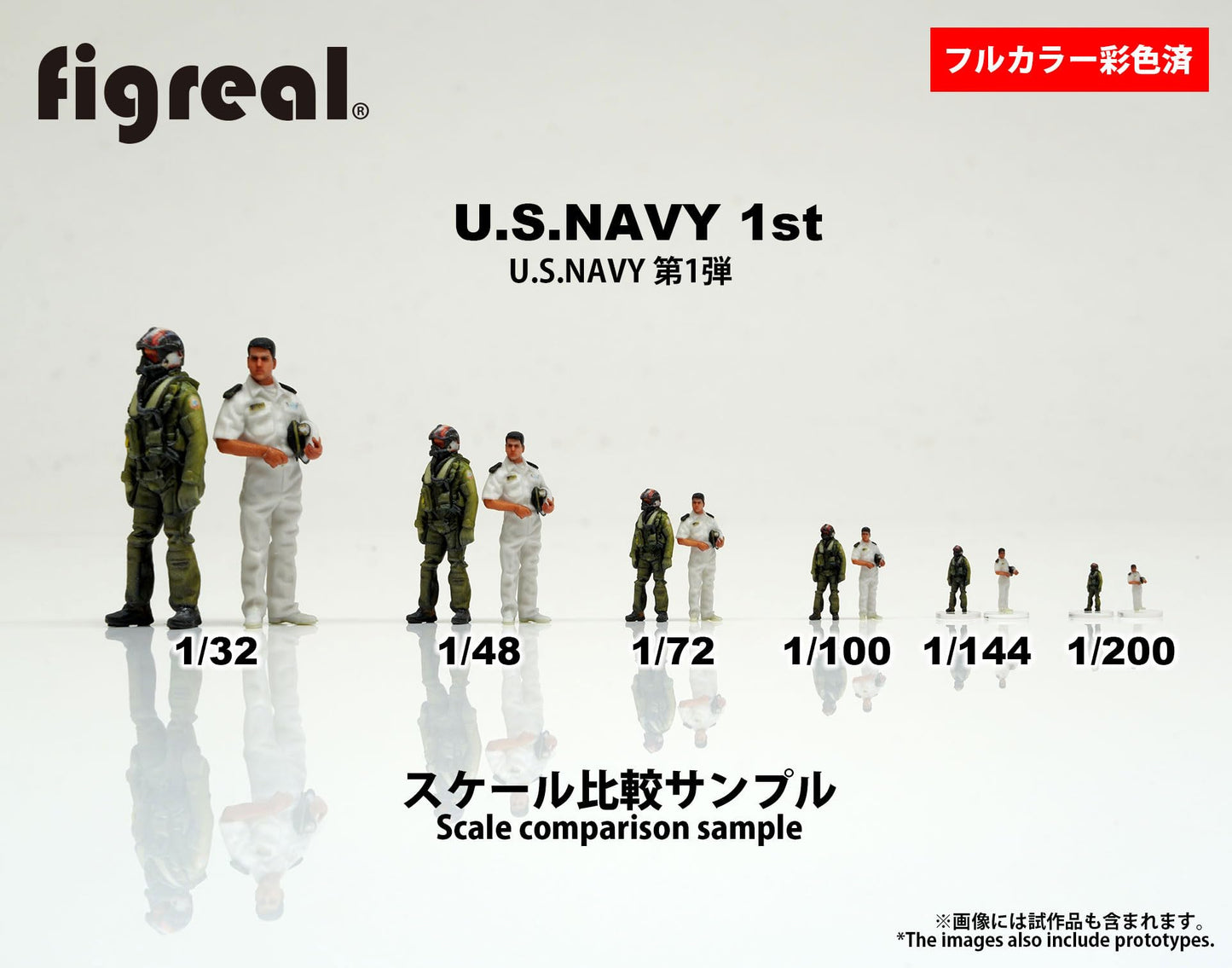 figreal 1/72 U.S.AIRFORCE (1) EG4b Set of 4 Mechanics 072-00017-EG4b Painted Figure