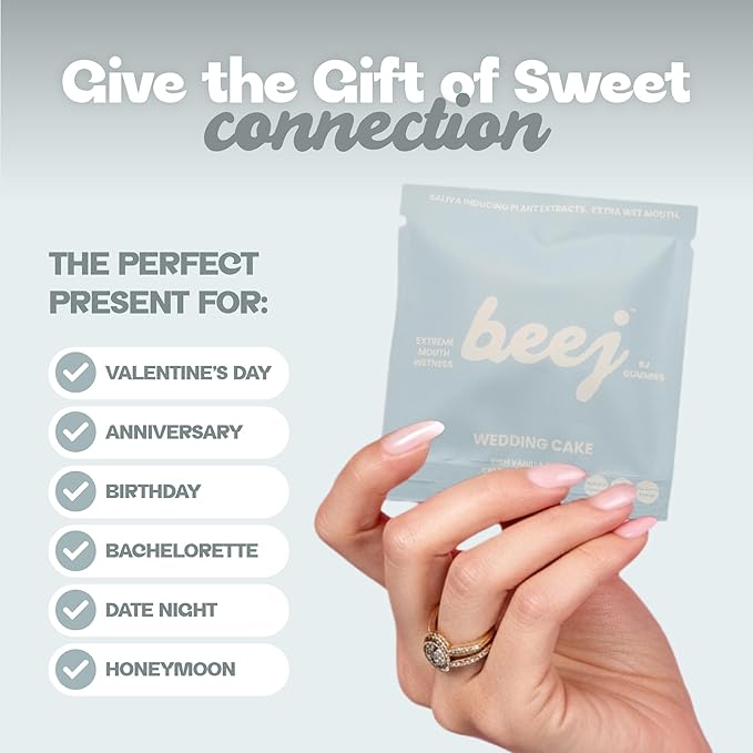 BJ Gummies, by BEEJ. Oral Sex Candy for Couples. (Wedding Cake)