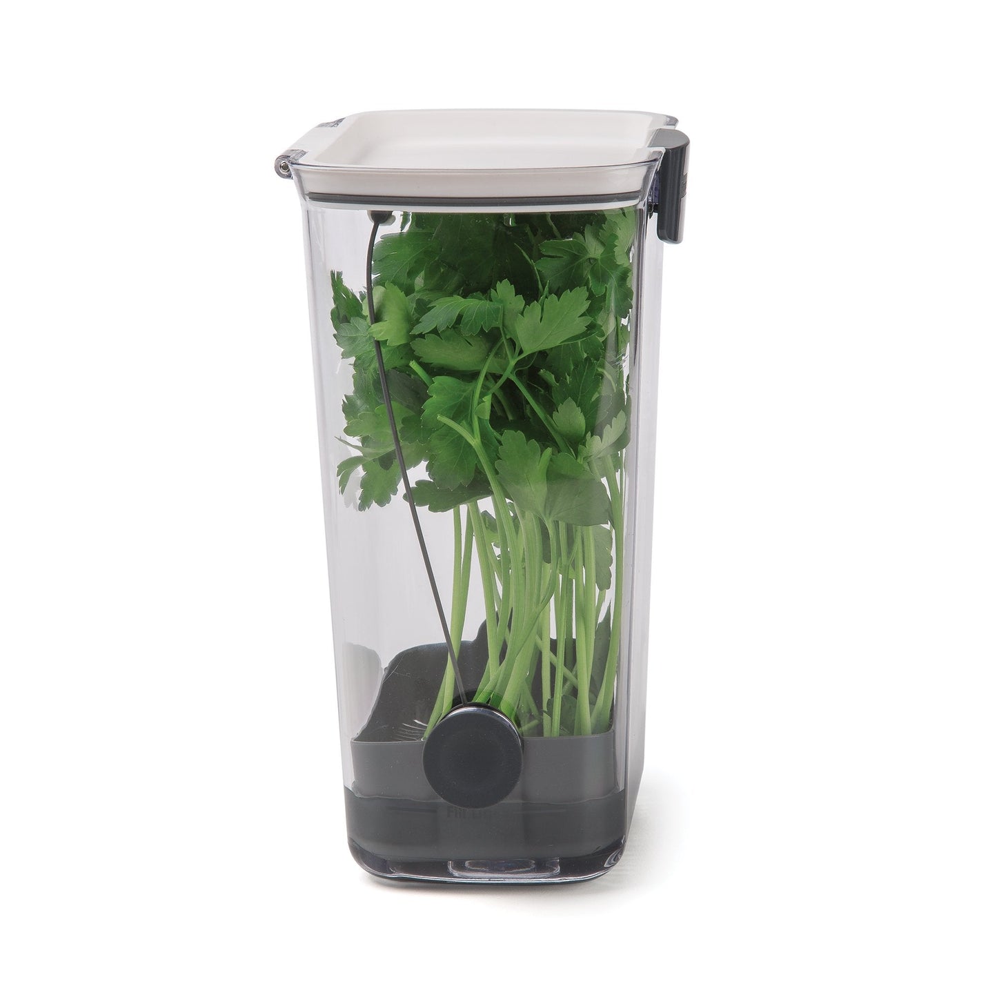 ProKeeper Herb Keeper – 1-Piece, White, with Removable Silicone Drain Plug, BPA-Free Plastic