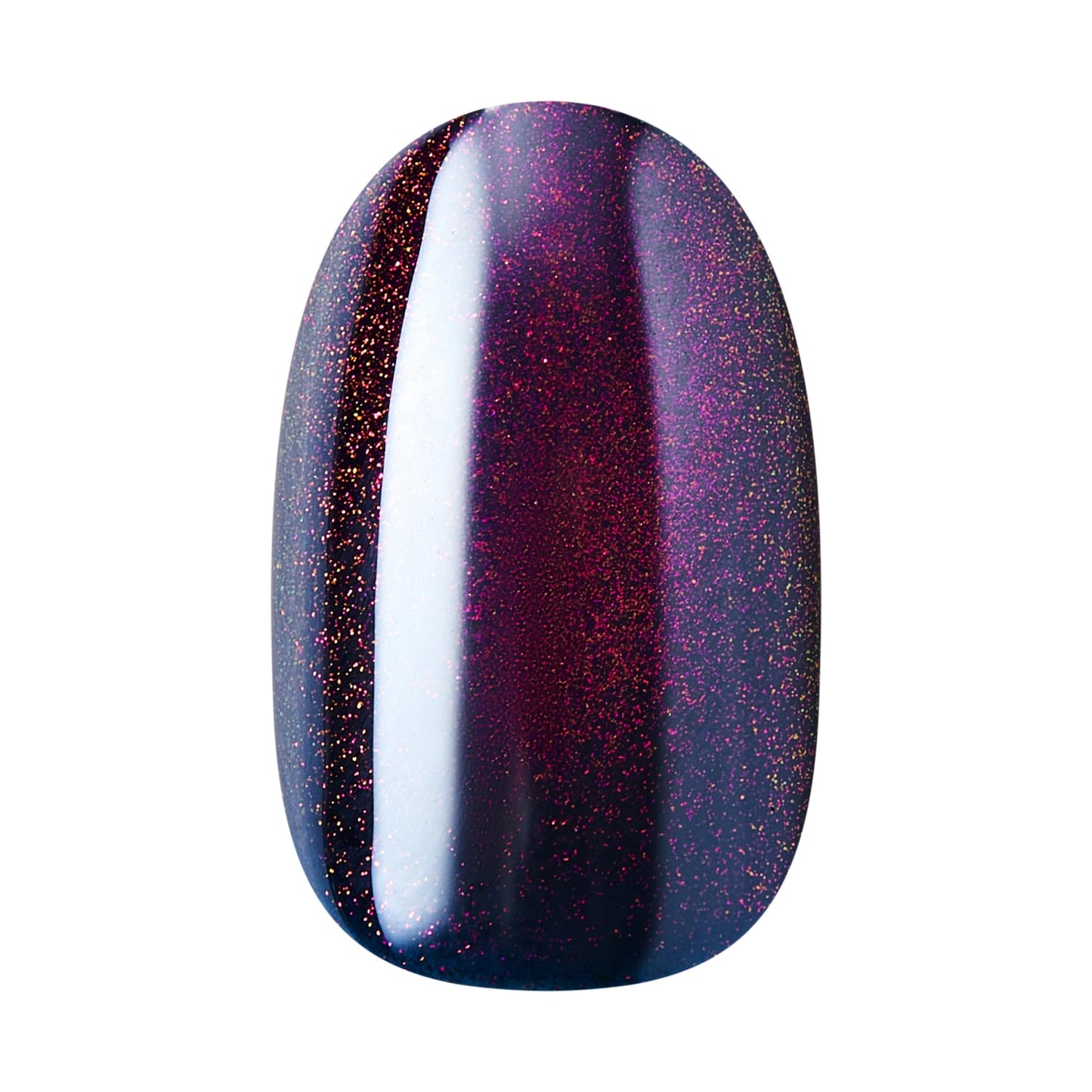 Kiss Glam, Press On Nails, Nail glue included, 'Simple Joys', Purple, Short Size, Round Shape, Includes 32 Nails, 2g Glue, 1 Manicure Stick, 1 Mini File