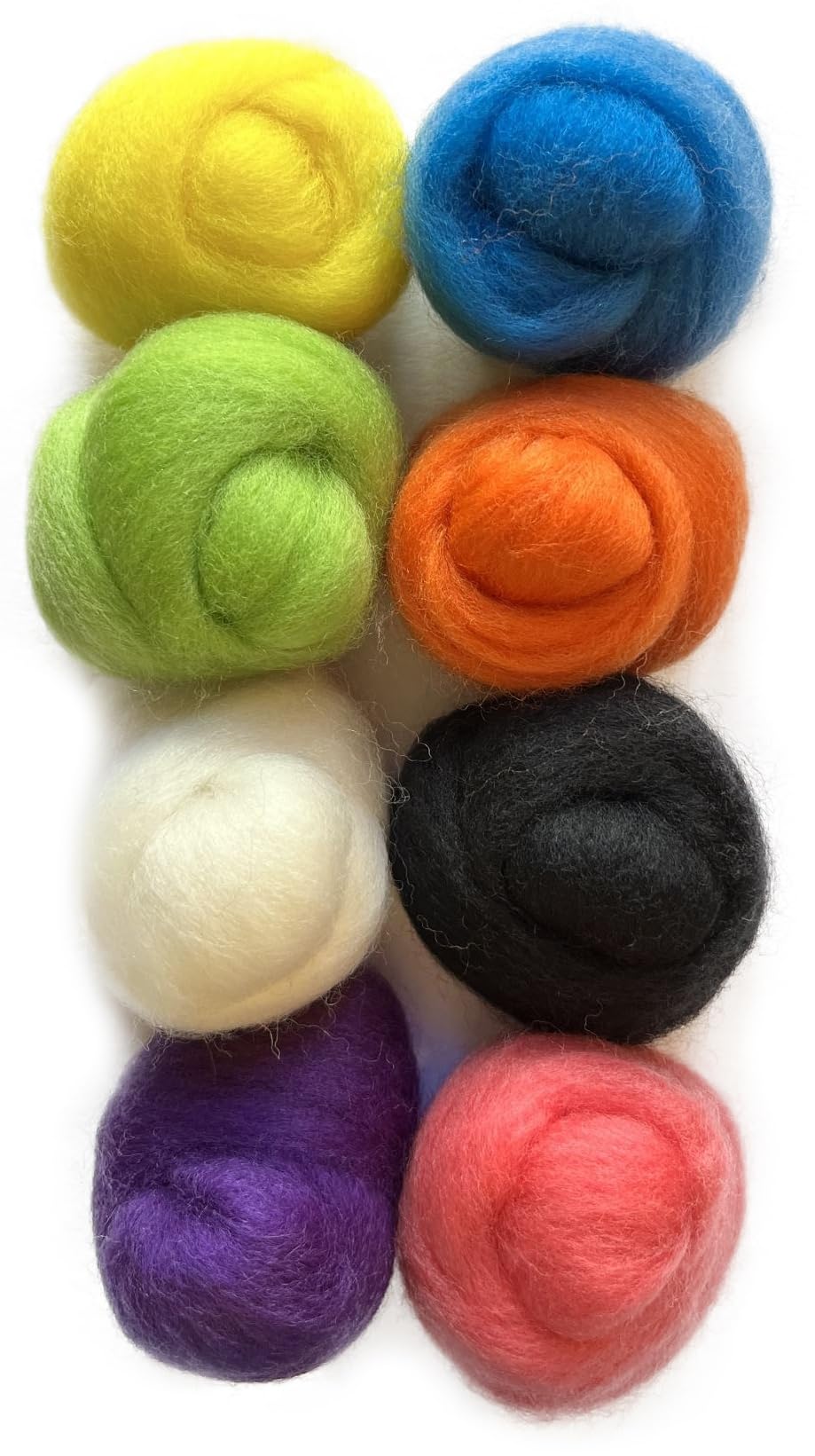 WISTYRIA EDITIONS WR-850 0.25-Ounce Wool Roving, 12-Inch, Classic, 8-Pack