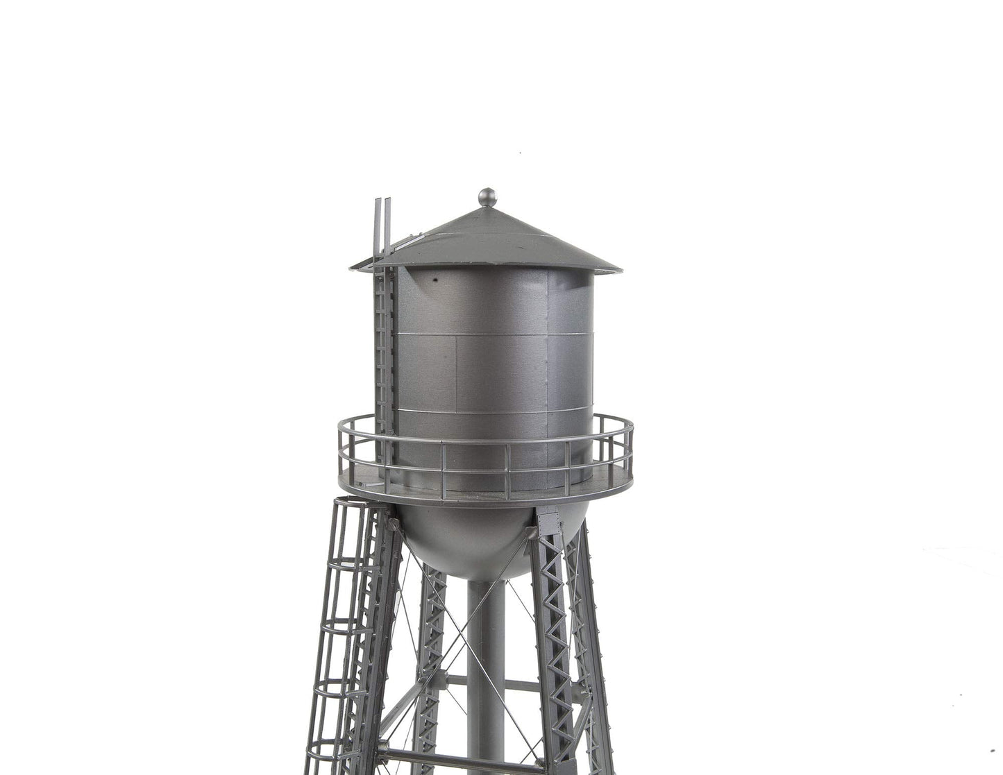 Walthers Cornerstone City Water Tower-Silver 933-2826 HO Scale Model Railroad - Structure Assembled Model