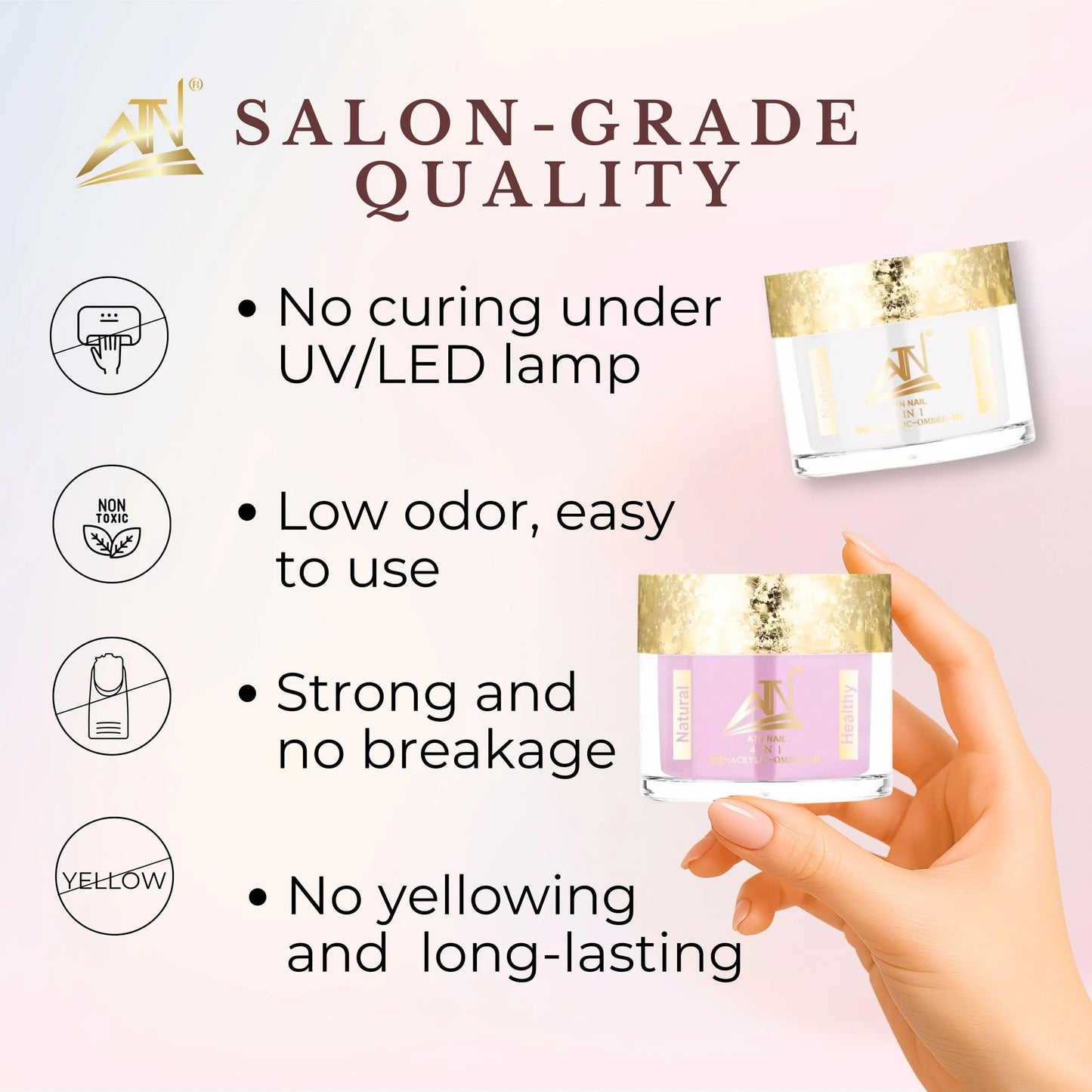 ALEX Blooming Valley Nude Acrylic Powder Set – 18 Colors for Nails | Professional Nude Tones for Nail Art, Dipping, 3D, and Acrylic Application (AB03 - DRIED LAGURUS, 2 OZ)