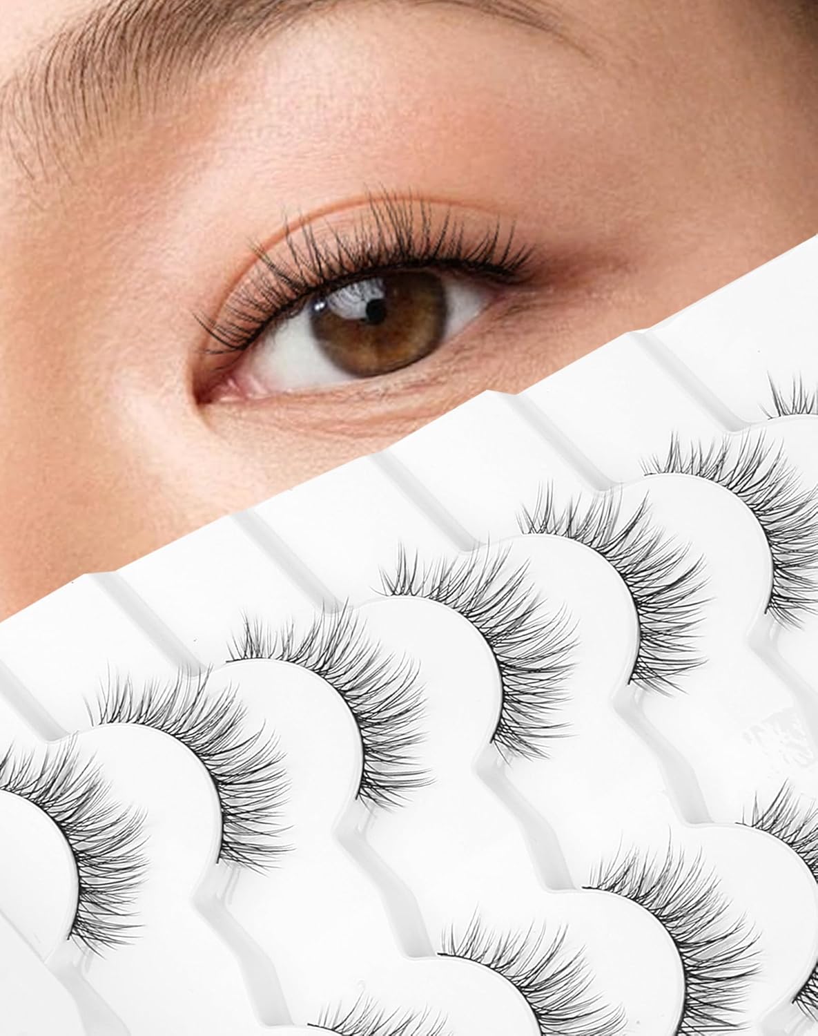Natural Lashes Natural Eyelashes Short Eyelashes Natural Look False Eyelashes Wispy Eye Lashes Small Lashes Fake Lashes K28