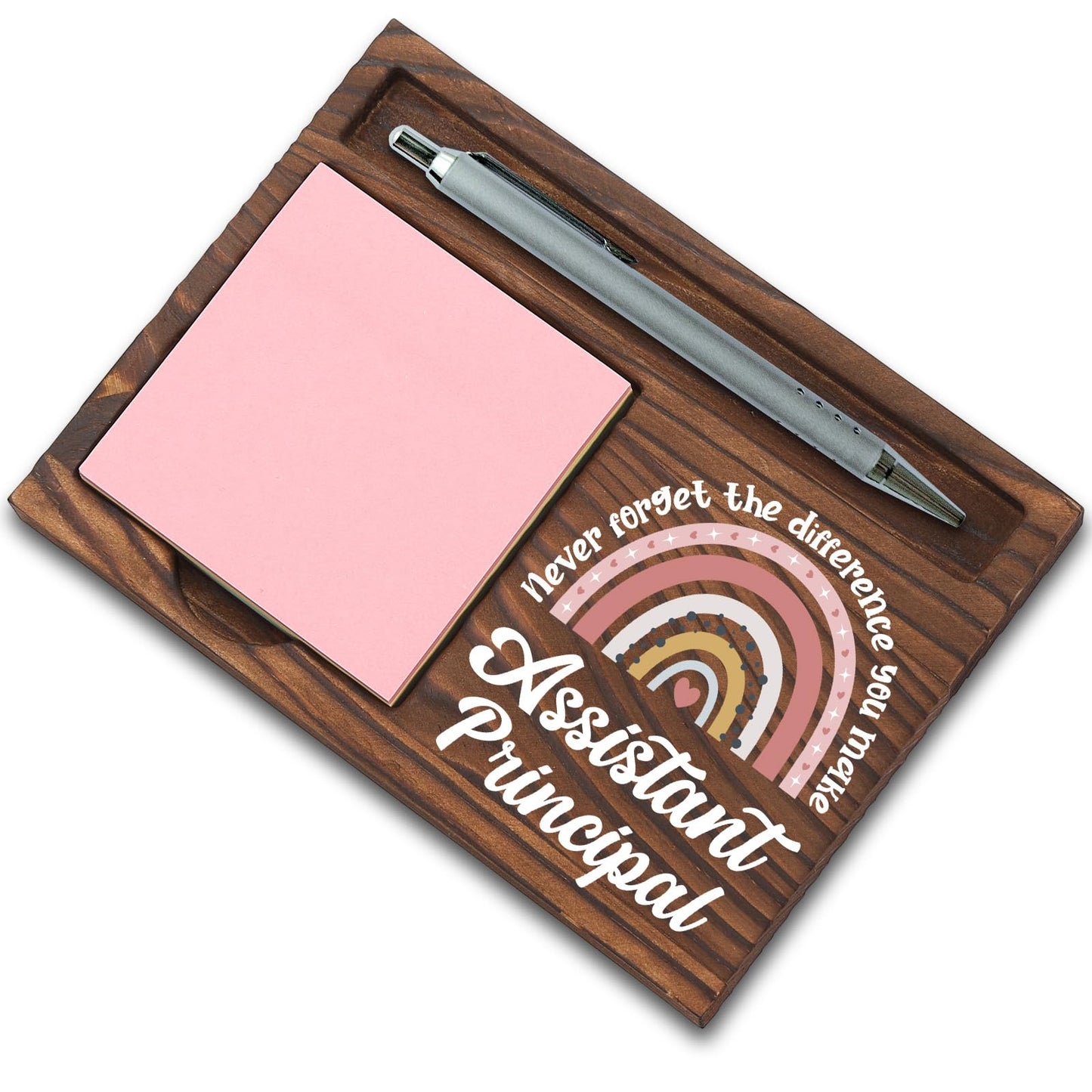 Assistant Principal Gifts, Thank You Appreciation Gifts for Assistant Principal Week Graduation Birthday Christmas School Office Desk Self-Stick Note Pad Holders SBB1