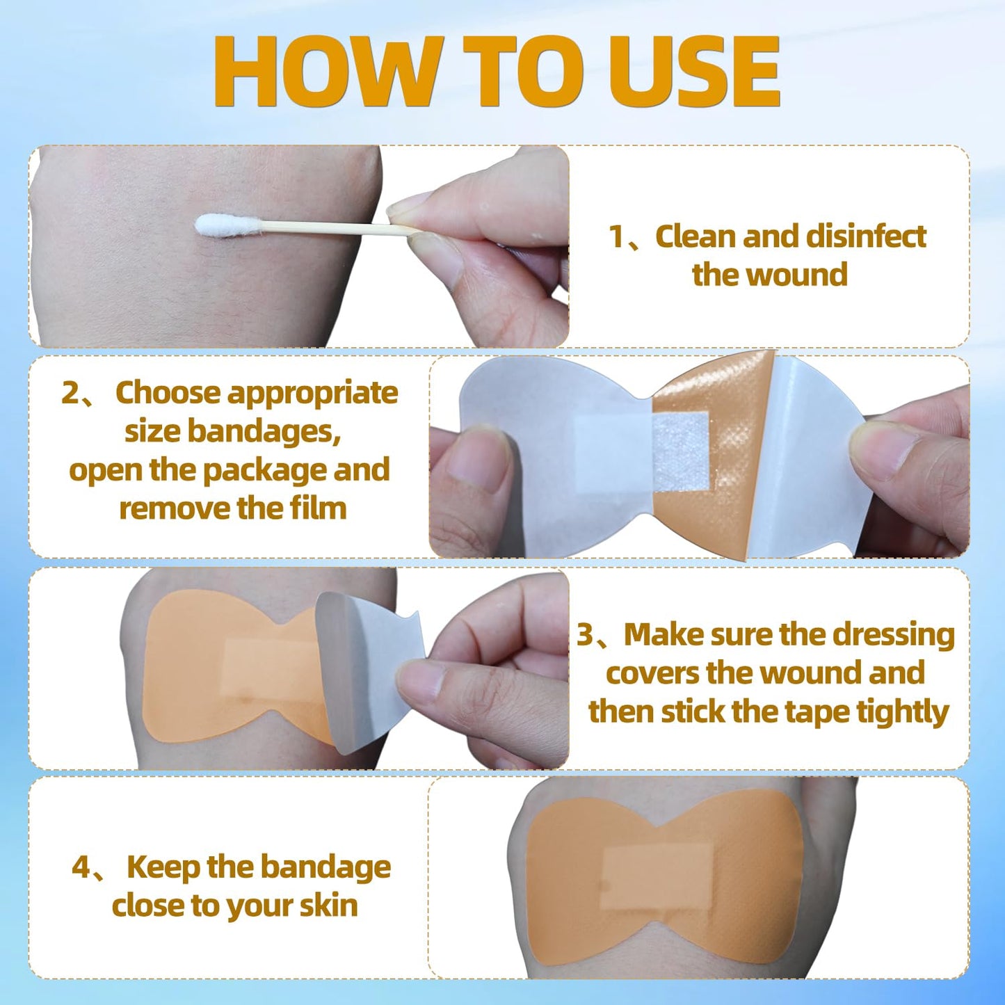 Assorted Bandage Variety Pack - 800 Pcs, FSA-HSA Eligible Waterproof & Breathable Large Adhesive Bandage Bulk Pack for First Aid Supplies and Wound Protection (10 Styles)