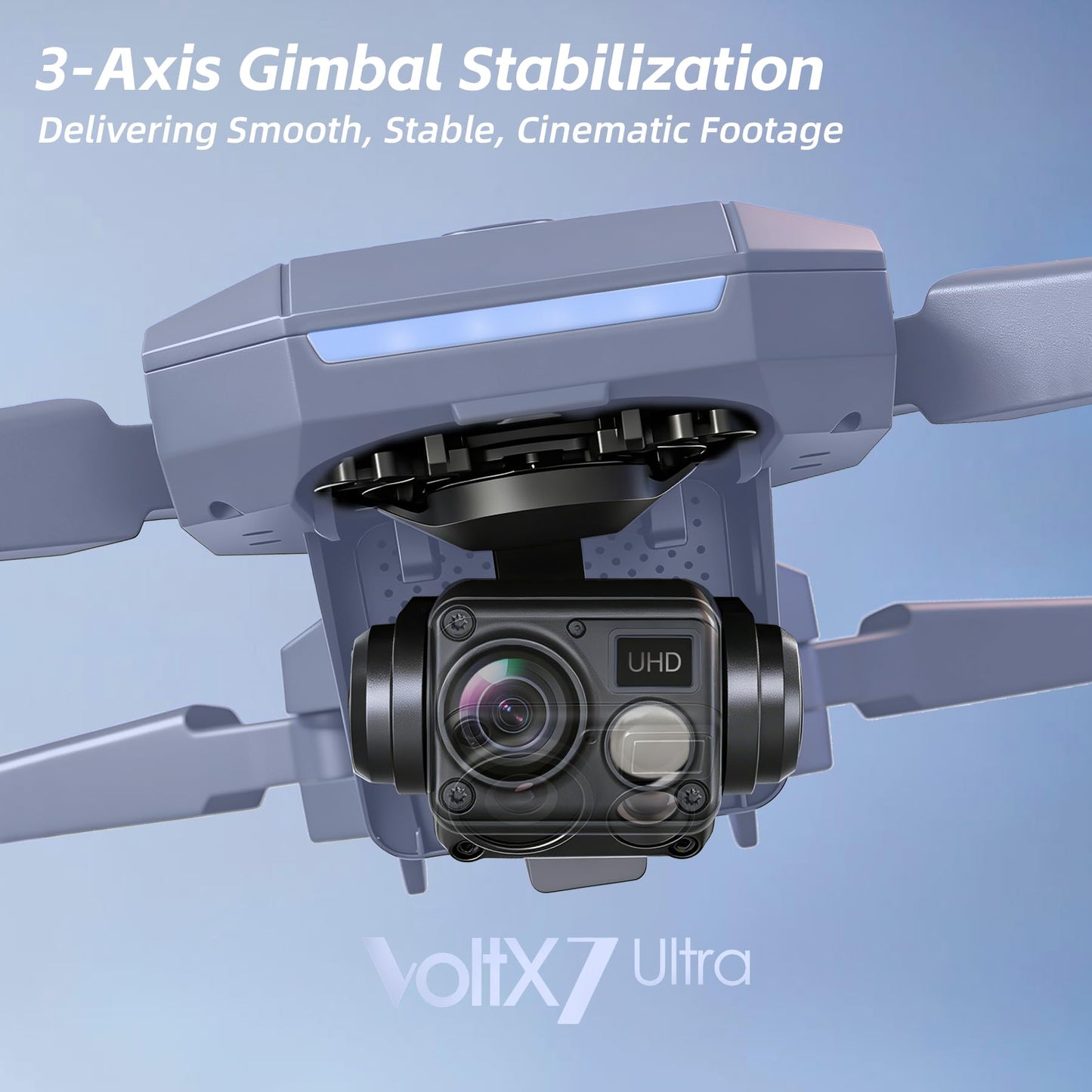 3-Axis Gimbal GPS Drone with 4K Camera, 90 Min Long Flight Time,3280 FT Long Control Range, Auto Return, Follow Me, Brushless Motor, 5G FPV RC Quadcopter for Beginners(Under 249g)