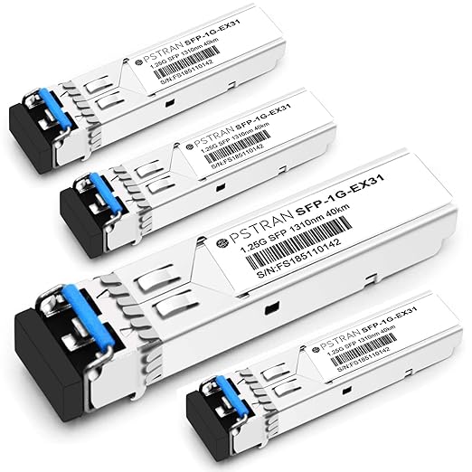OPSTRAN 1000BASE-EX SFP Optical Transceiver Module Compatible with Mellanox 1310nm 40km DDM Duplex LC SMF 4 Pack
