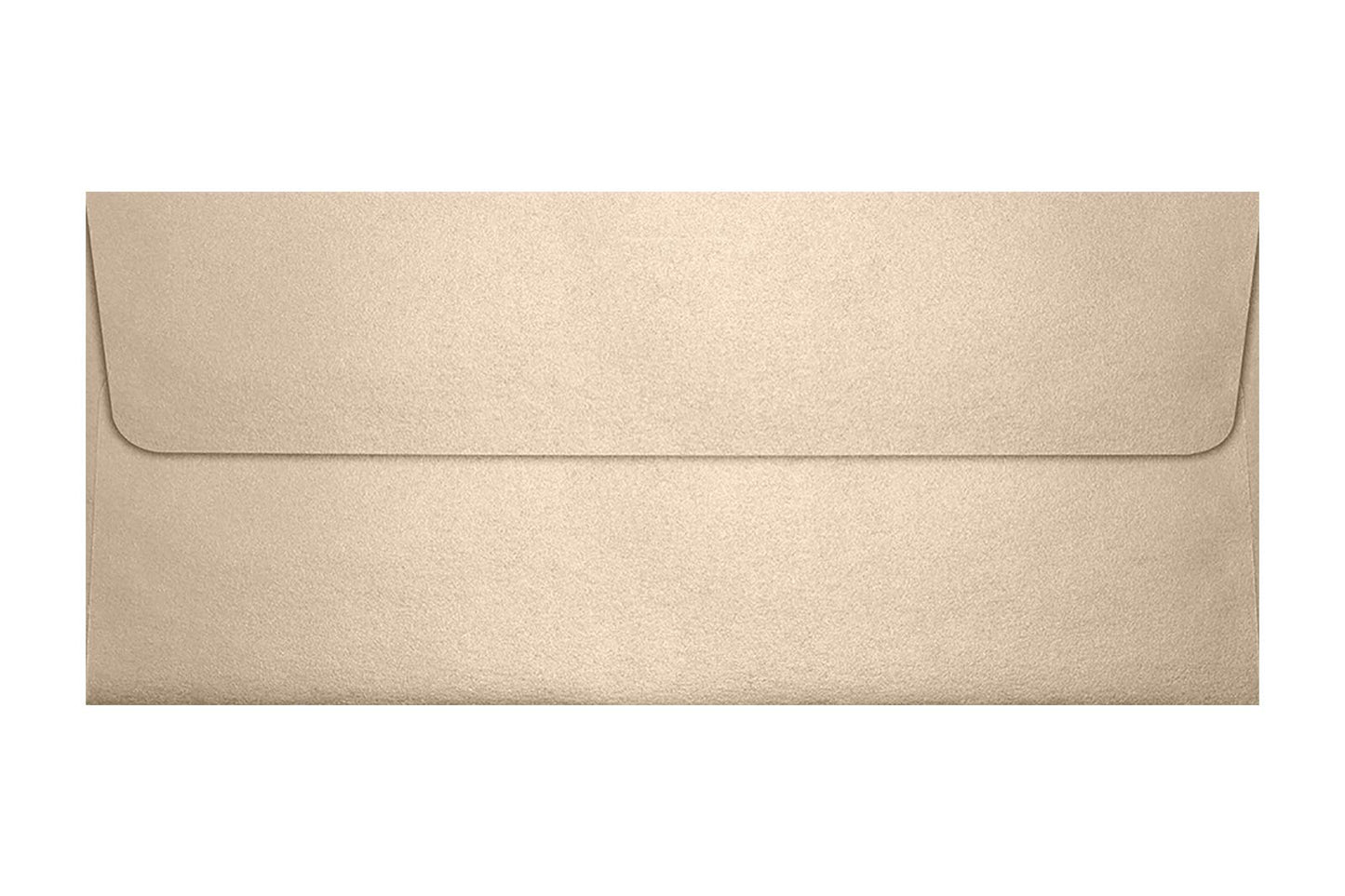 LUXPaper #10 Business Envelopes | Peel & Press | 4 1/8" x 9 1/2" | Taupe Metallic | 81lb. Text | 50 Qty