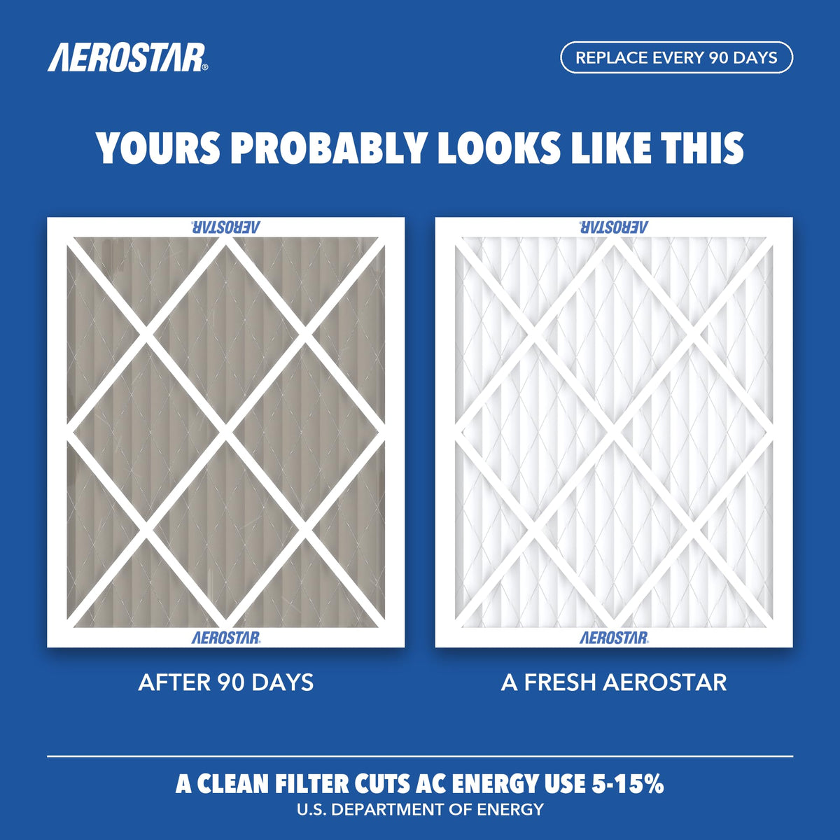 Air Filter 22x28x1 MERV 11 AC Filter (4 Count)
