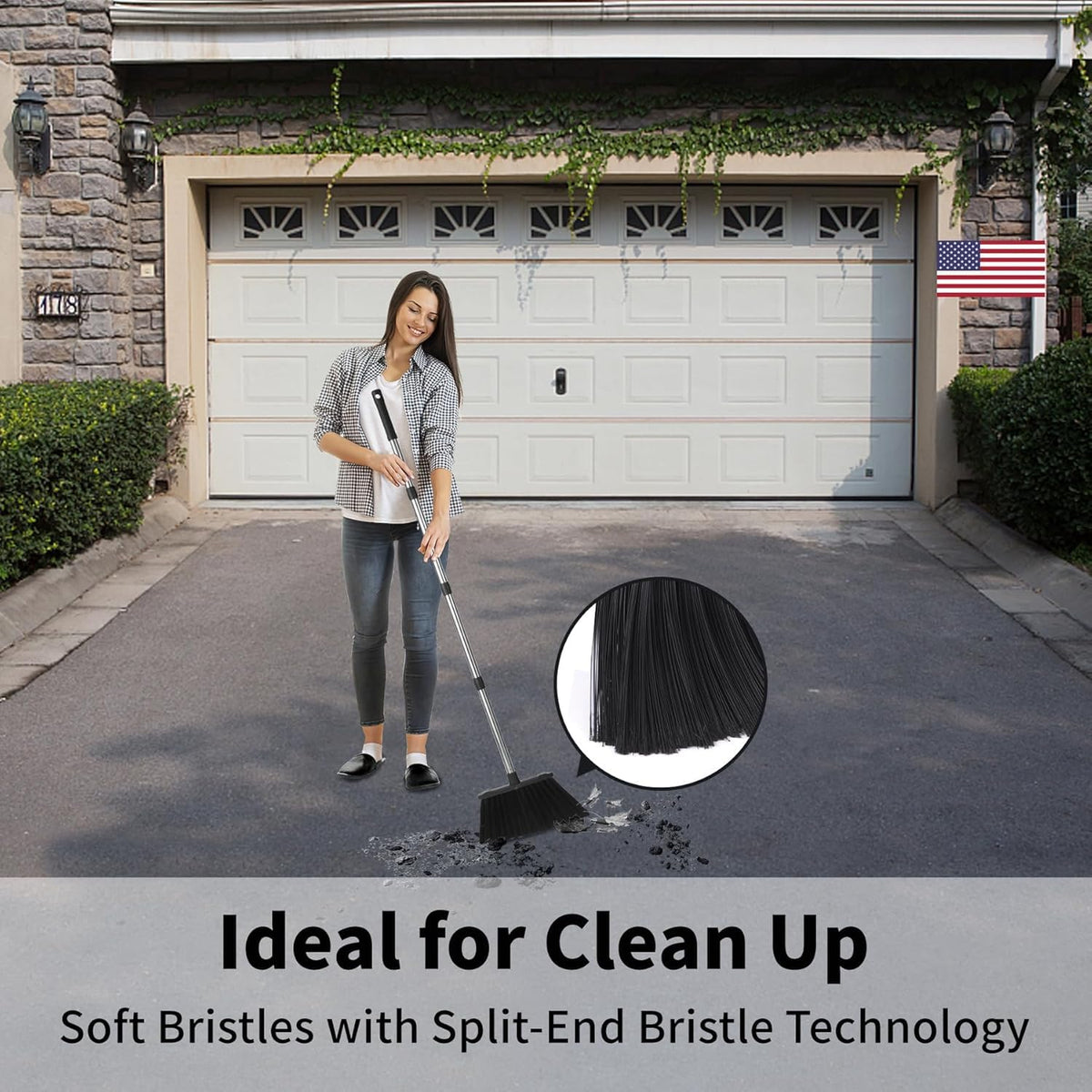Broom and Dustpan Set for Home