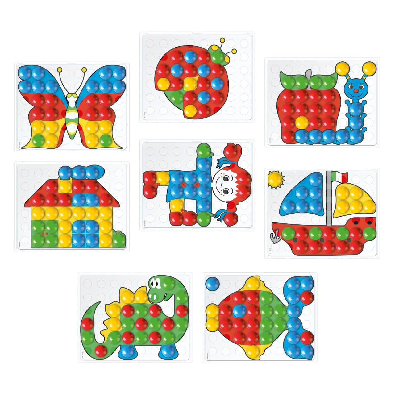 Quercetti Fantacolor Junior Mosaic Pegboard Set