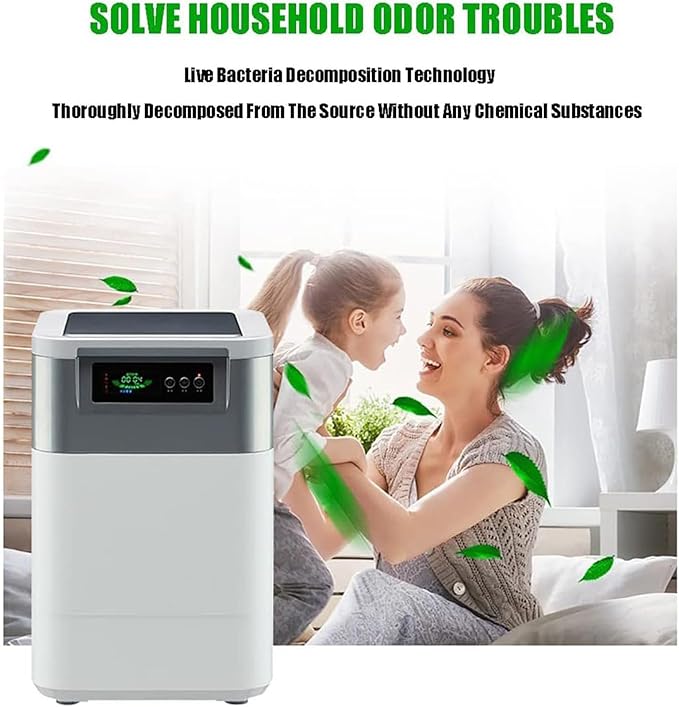 Smart Electric Composter Kitchen, Automatic Food Cycler, Indoor Food Composter, Suitable for Countertop, Counter, Indoor